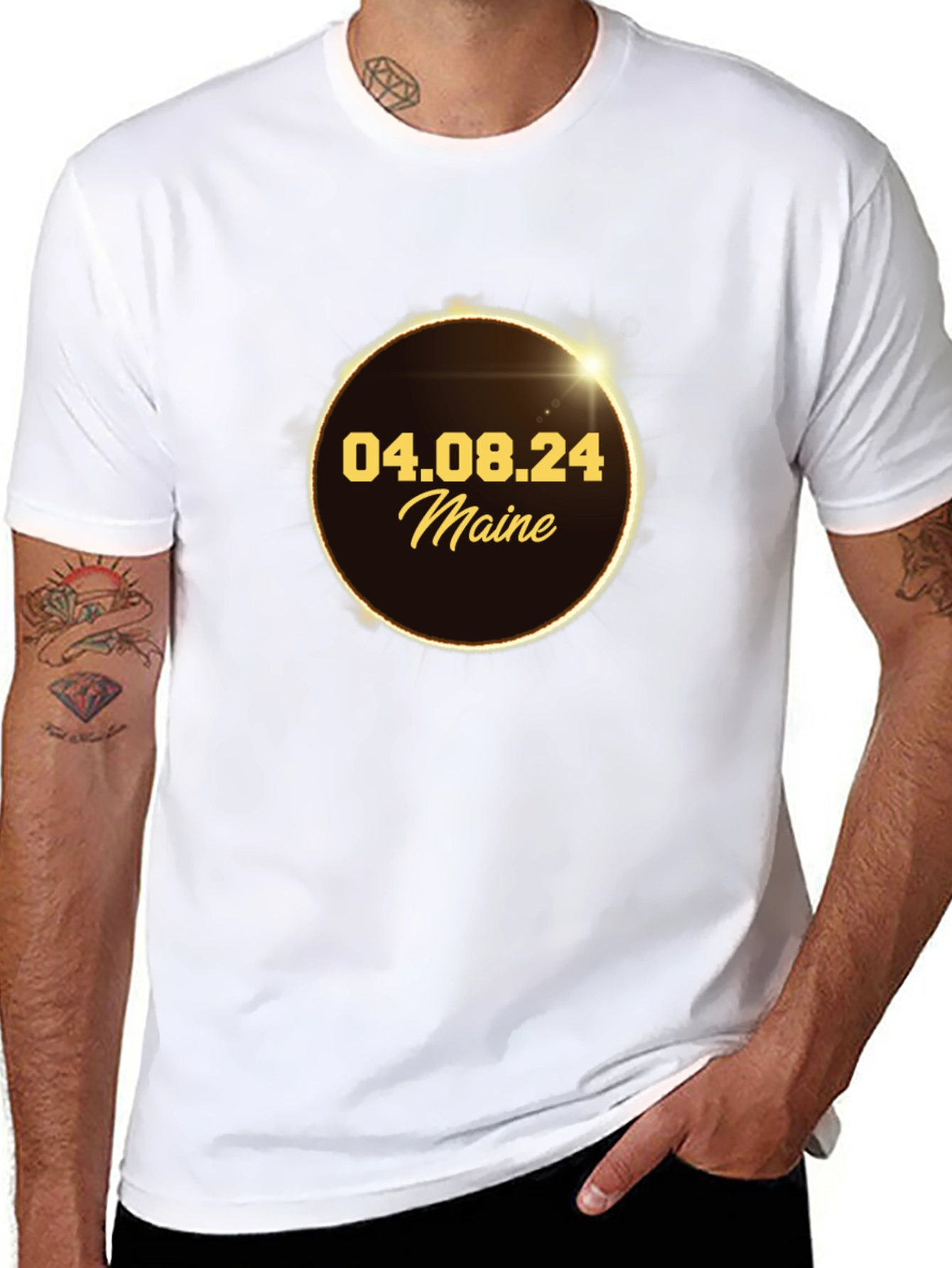 Maine Total Solar Eclipse 04.08.24 T-Shirt