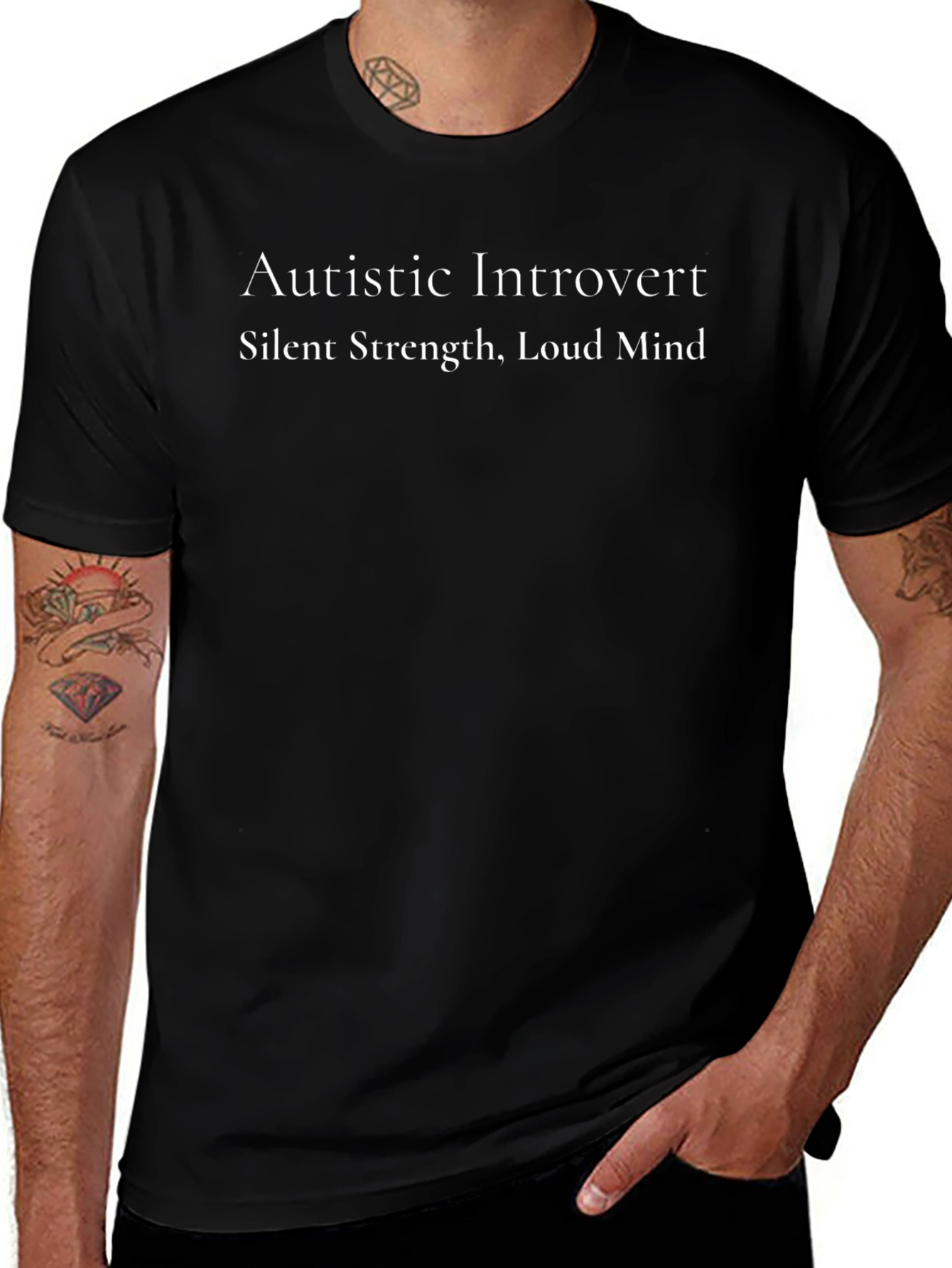 Autistic Introvert Tee - Silent Strength Loud Mind T-Shirt