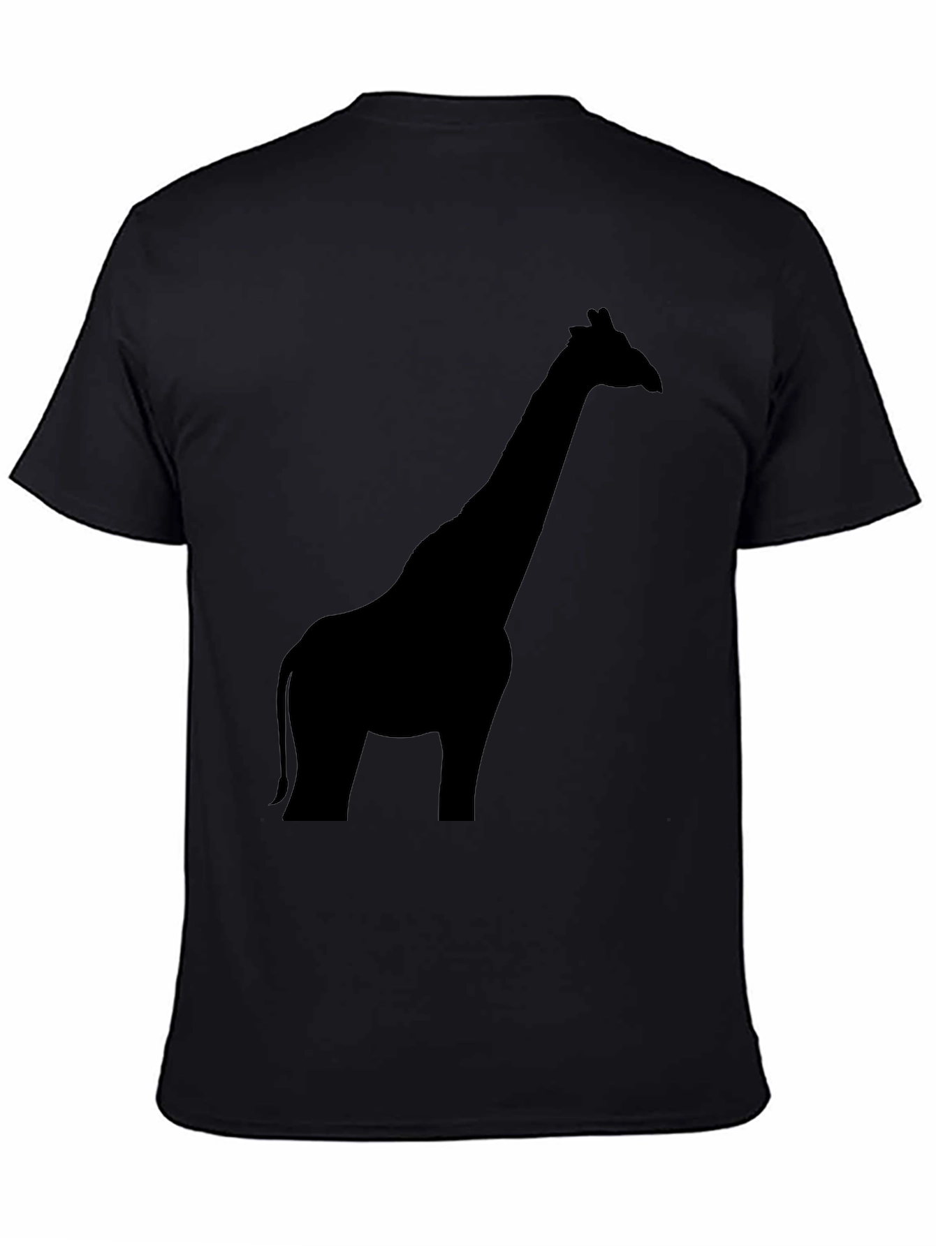 Black Giraffe Silhouette Tee
