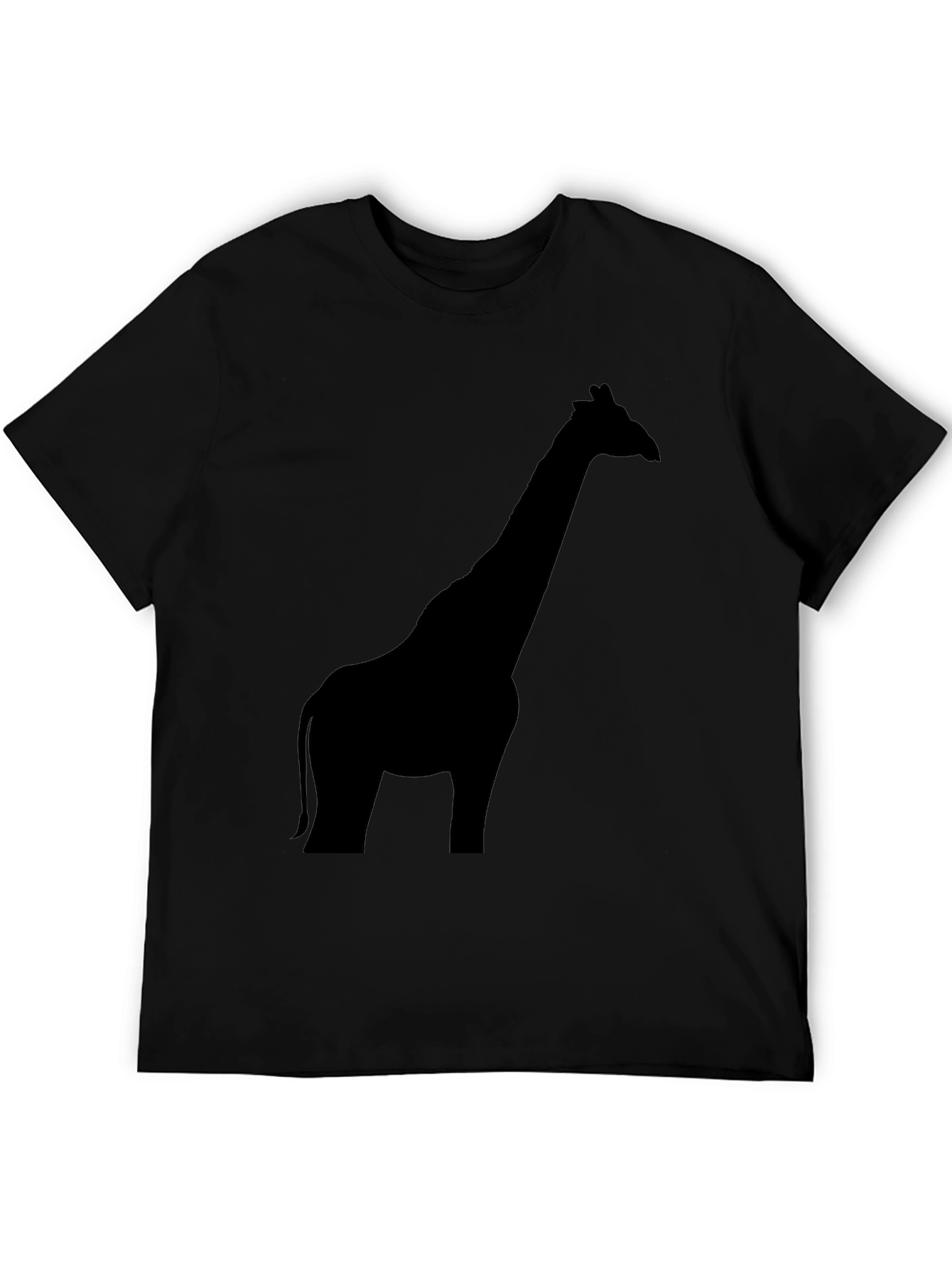 Black Giraffe Silhouette Tee