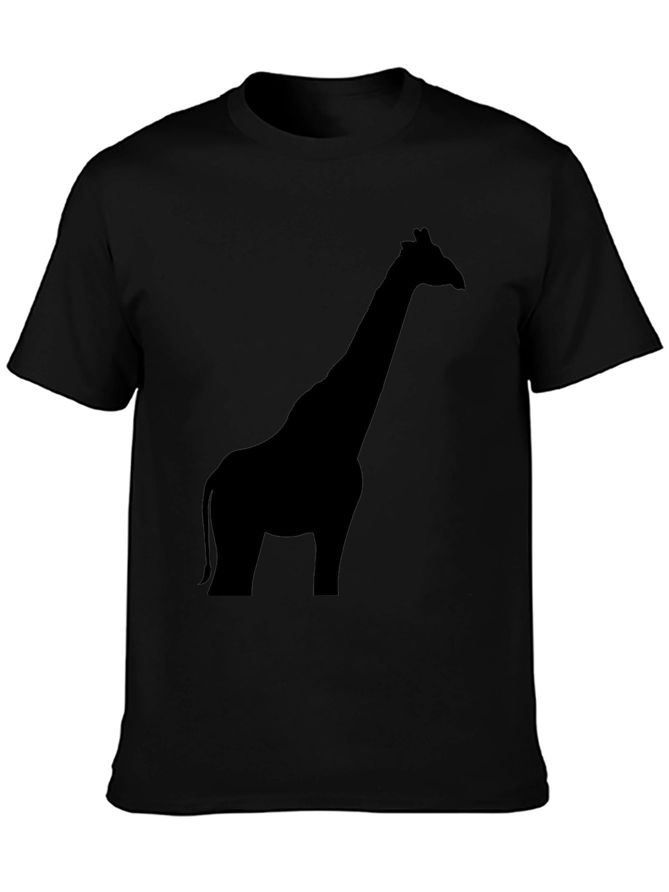 Black Giraffe Silhouette Tee