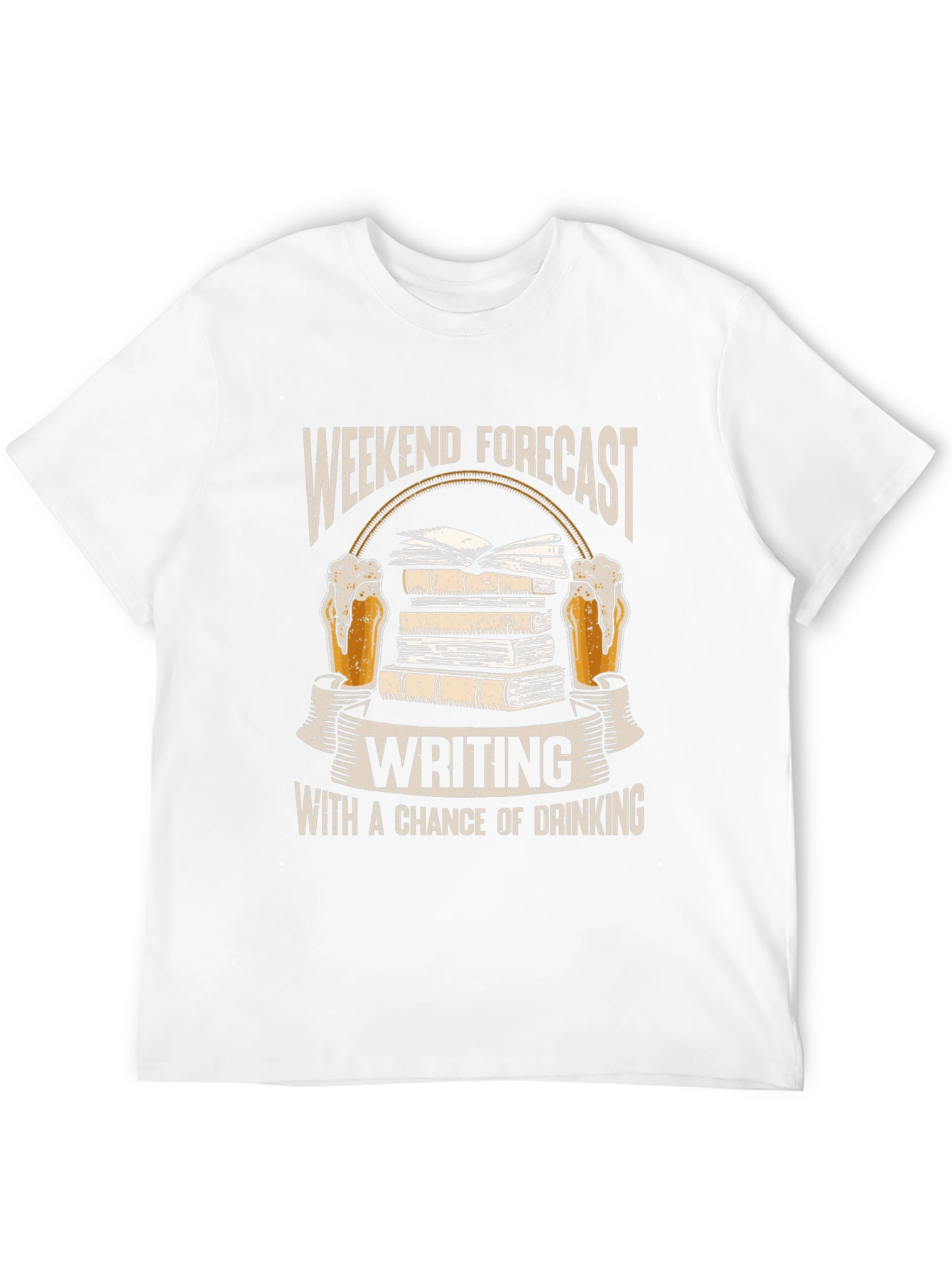 Weekend Forecast Writing T-Shirt