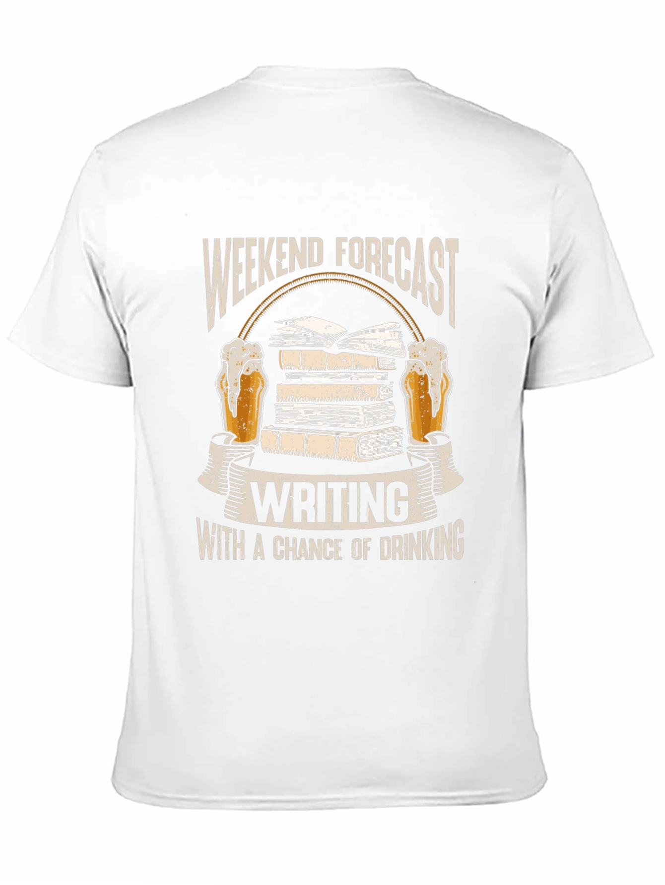 Weekend Forecast Writing T-Shirt