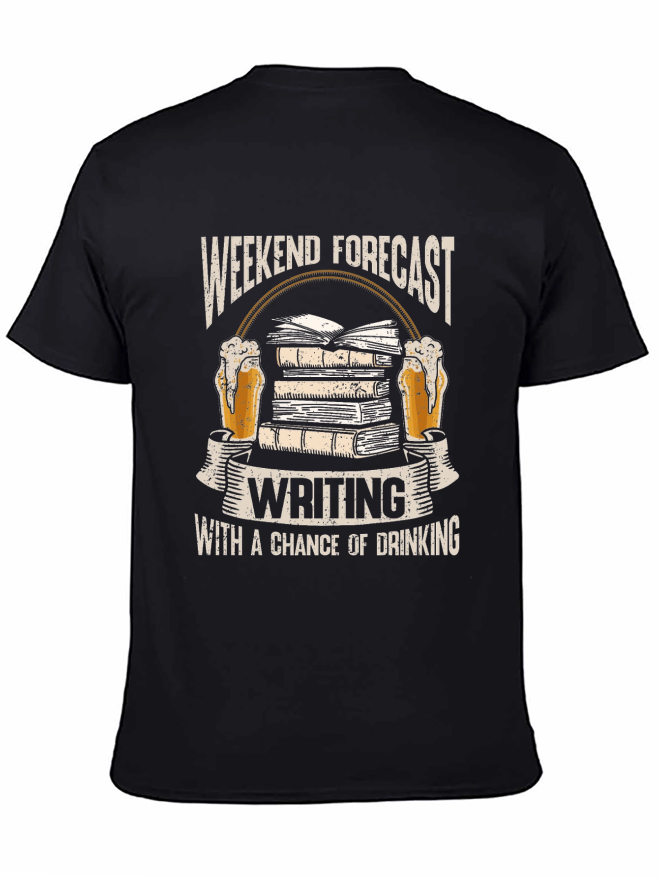 Weekend Forecast Writing T-Shirt
