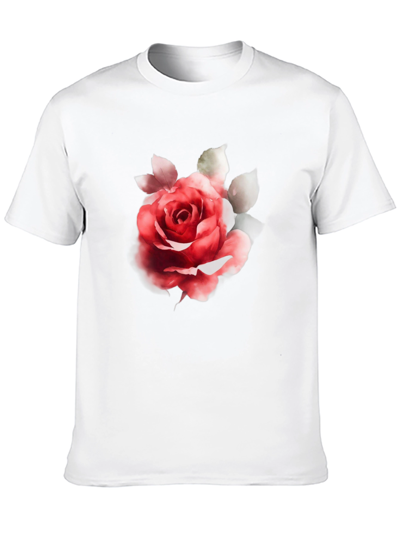 Rose Graphic Black T-Shirt - Stylish Floral Tee