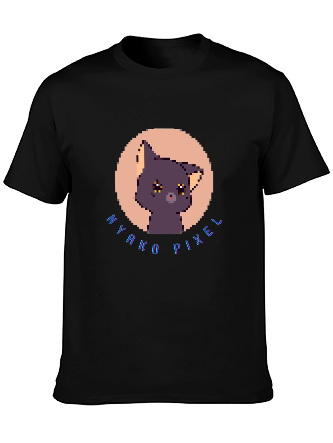 Nyakko Pixel Cat T-Shirt
