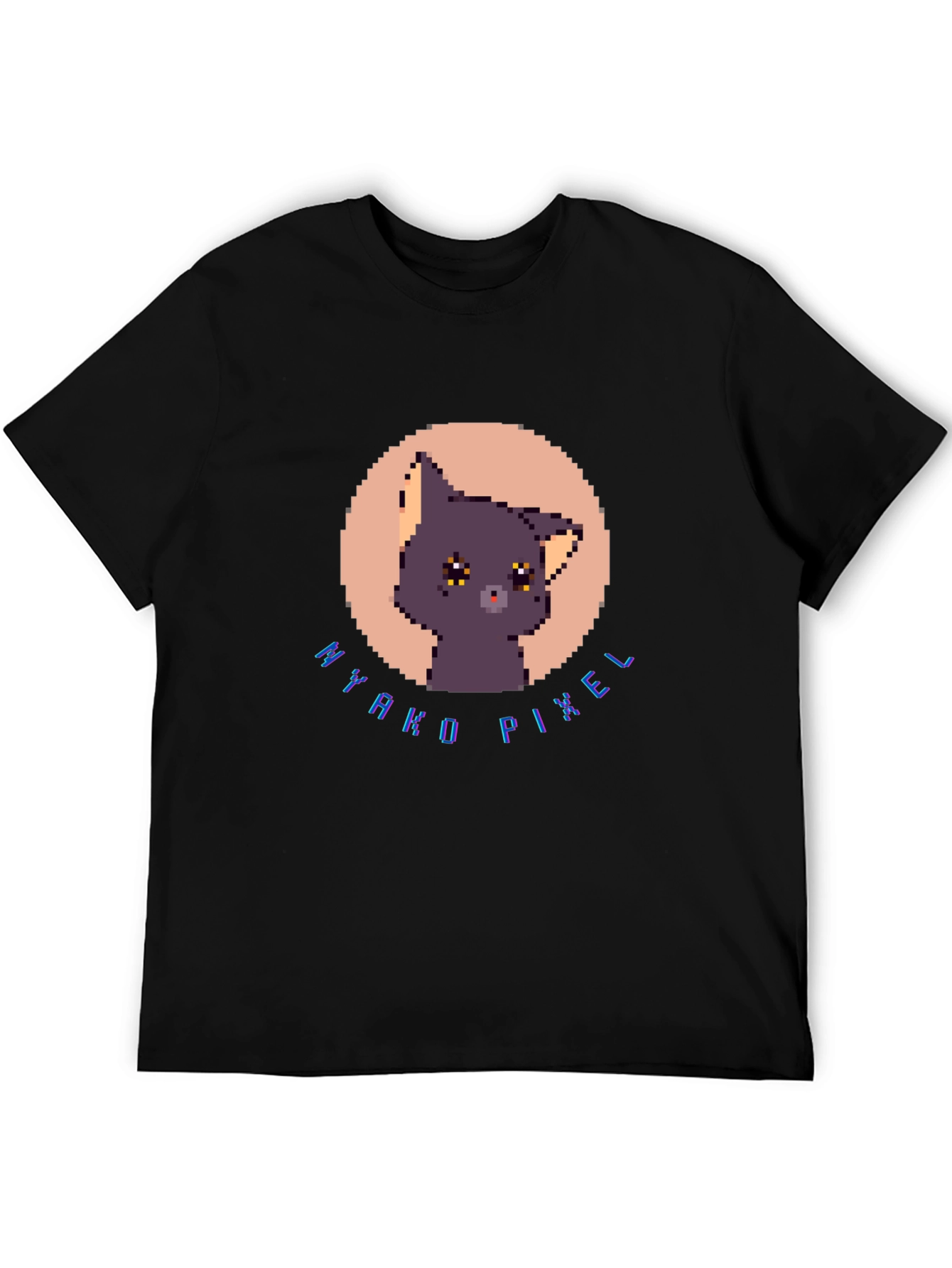 Nyakko Pixel Cat T-Shirt