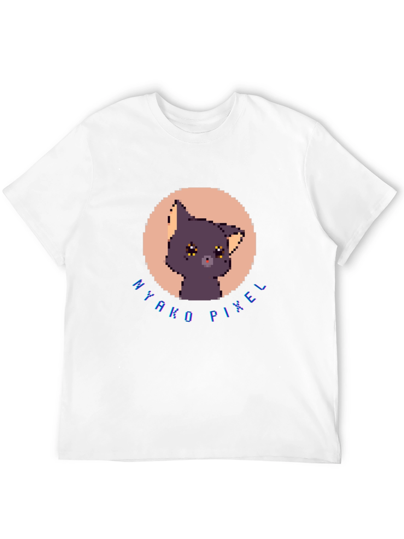 Nyakko Pixel Cat T-Shirt