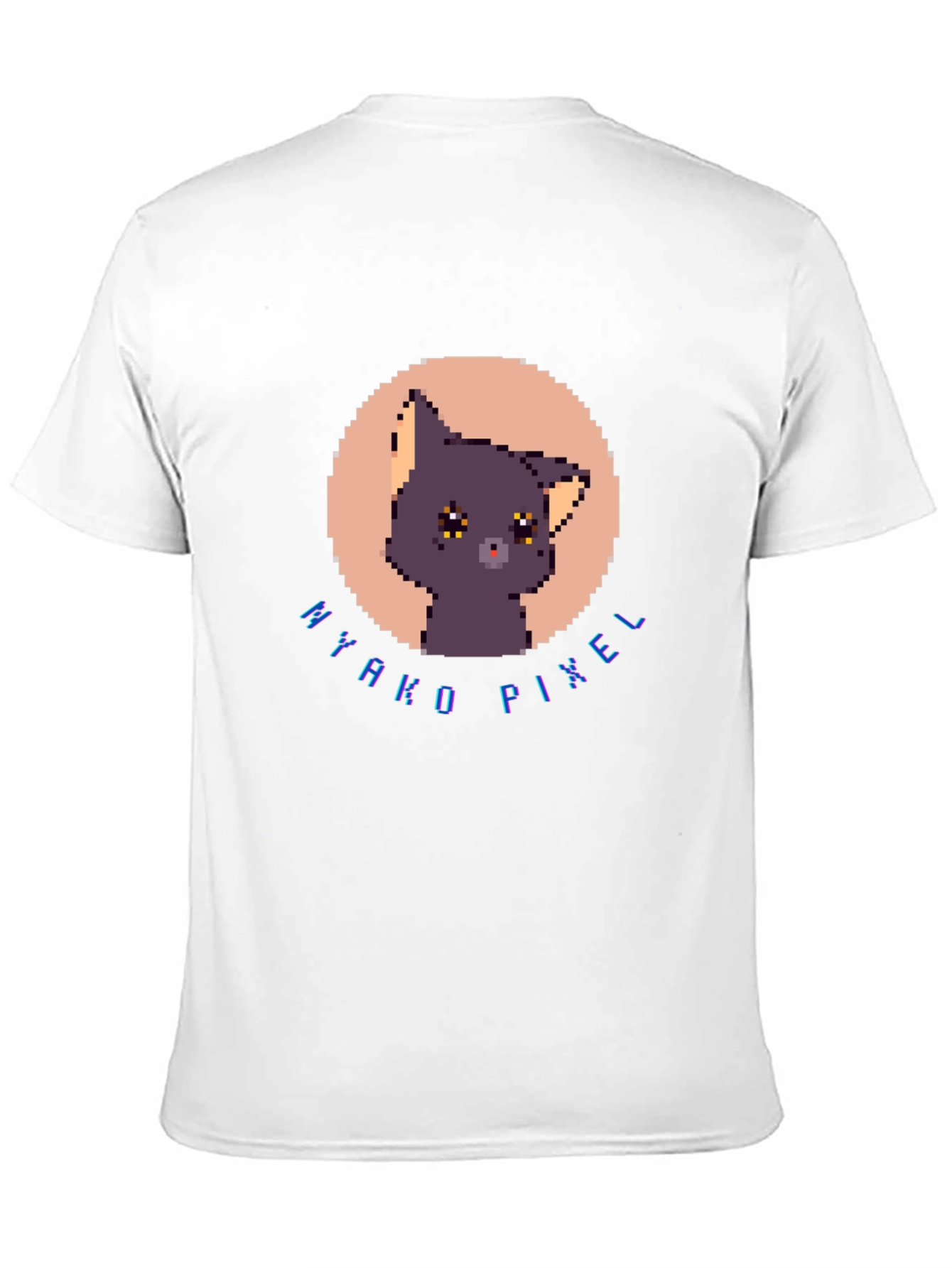 Nyakko Pixel Cat T-Shirt