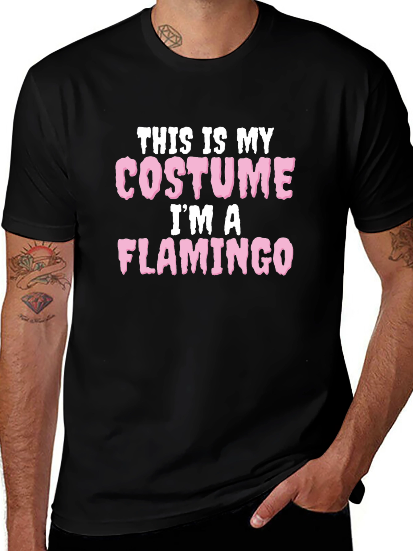 Flamingo Costume Tee - Funny Halloween Shirt