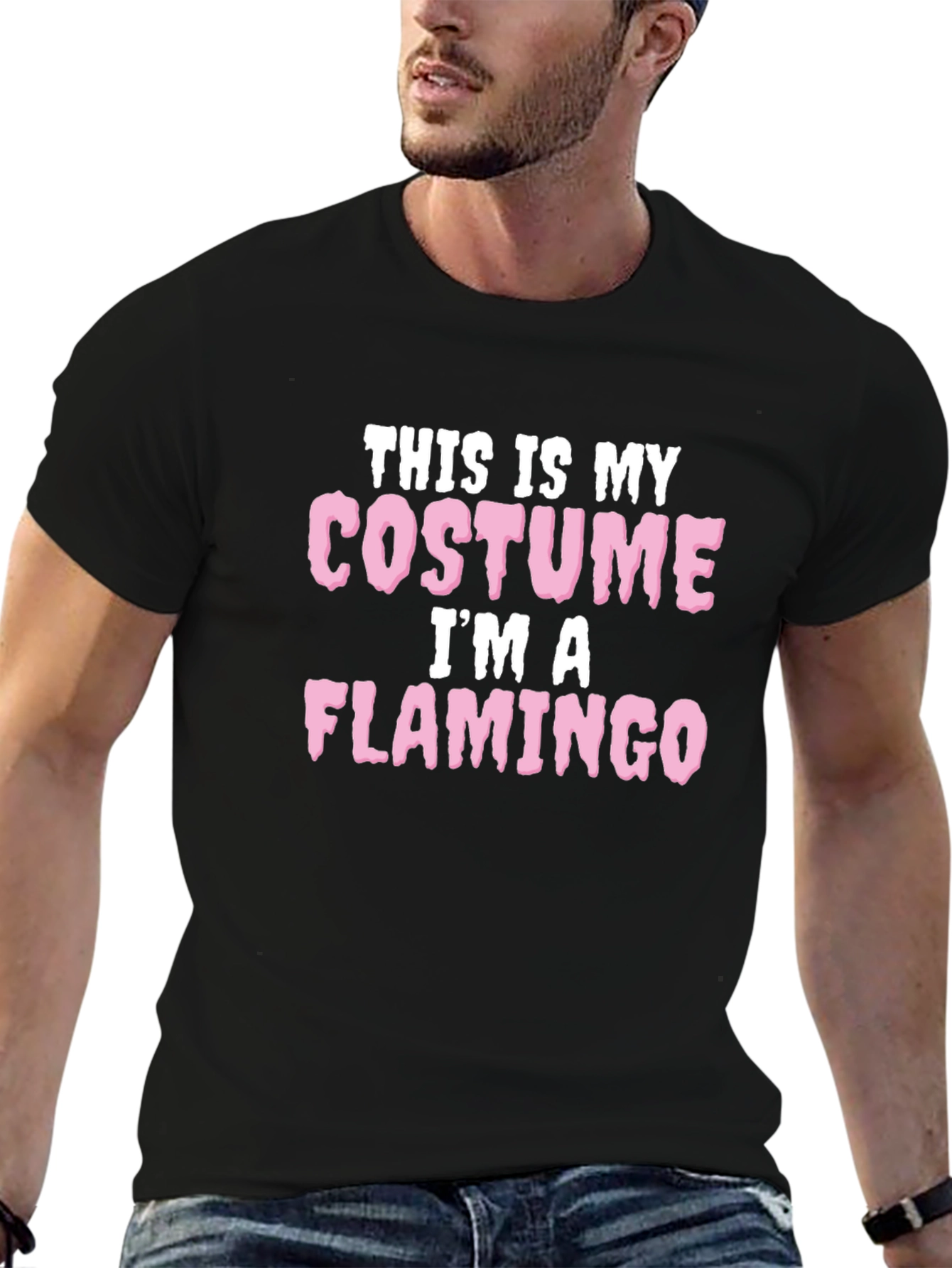 Flamingo Costume Tee - Funny Halloween Shirt