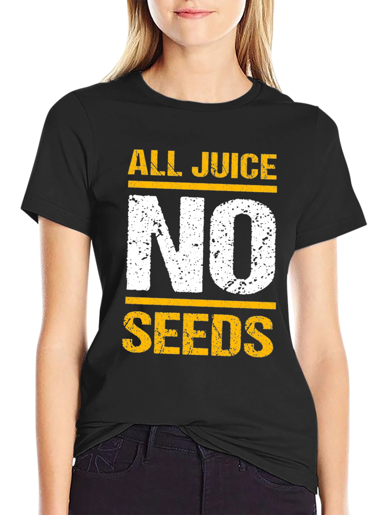 All Juice No Seeds T-Shirt - Funny Graphic Tee