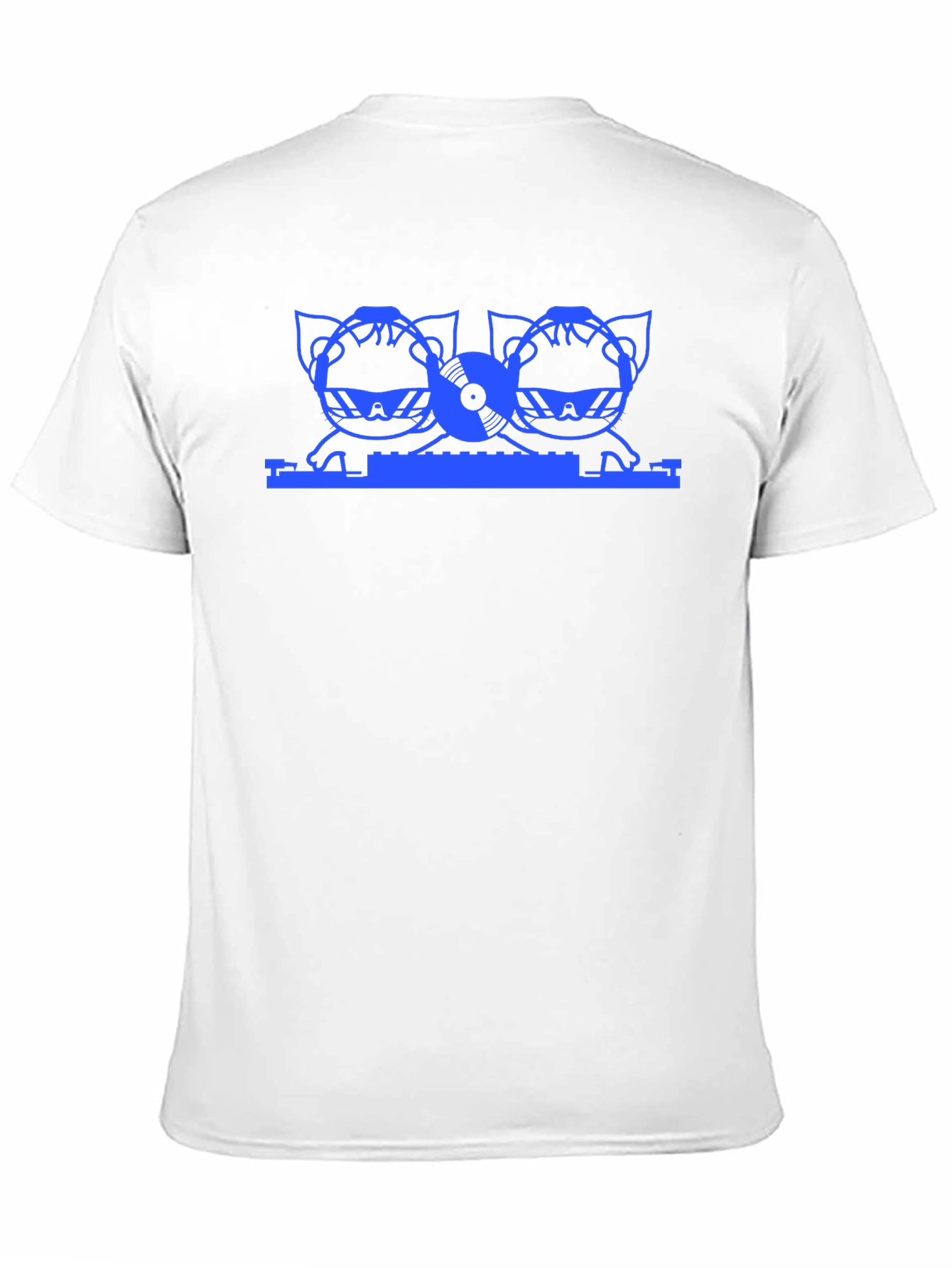 DJ Cats Graphic Tee - Cool Black T-Shirt