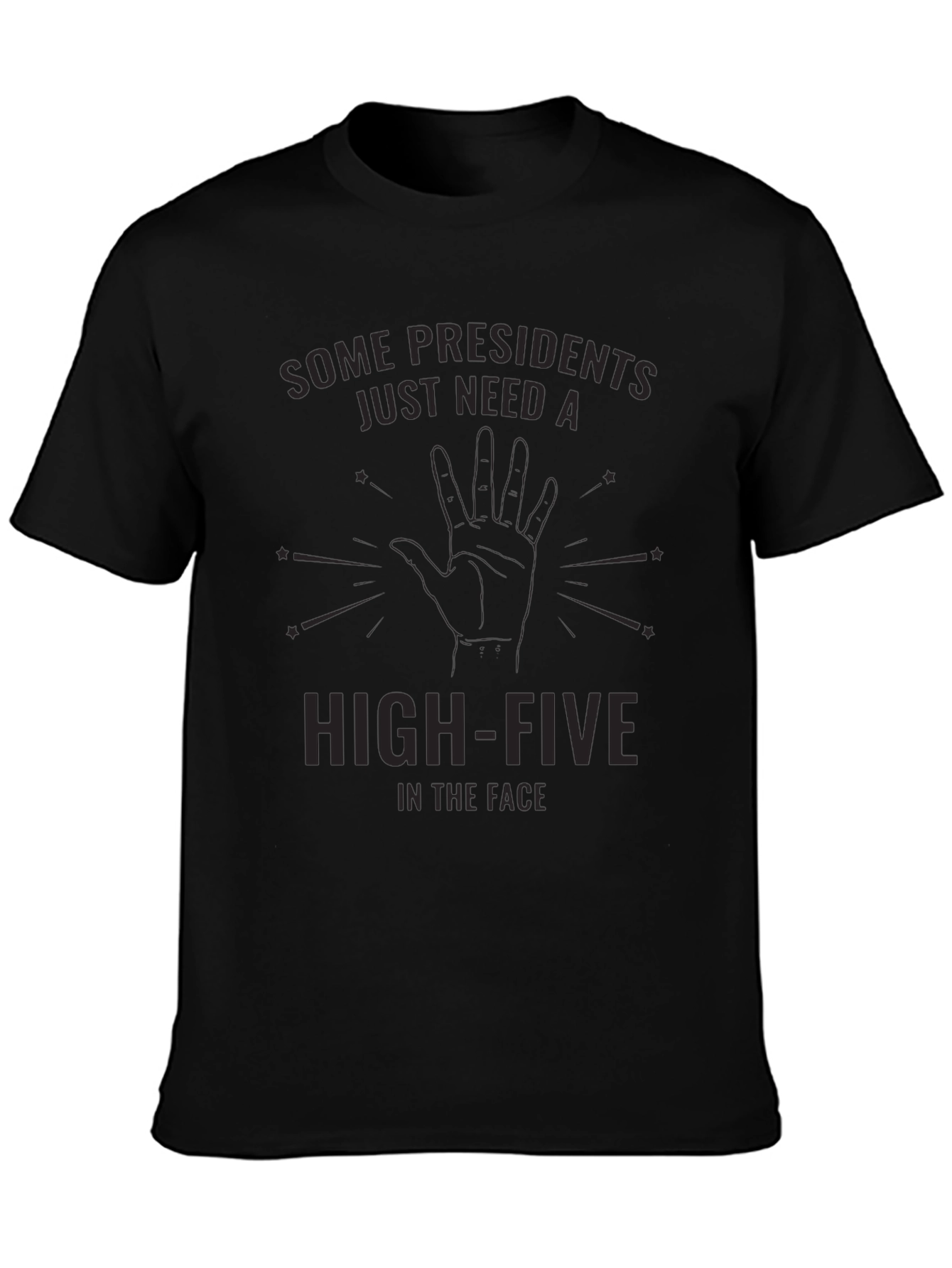Humorous High-Five Graphic T-Shirt