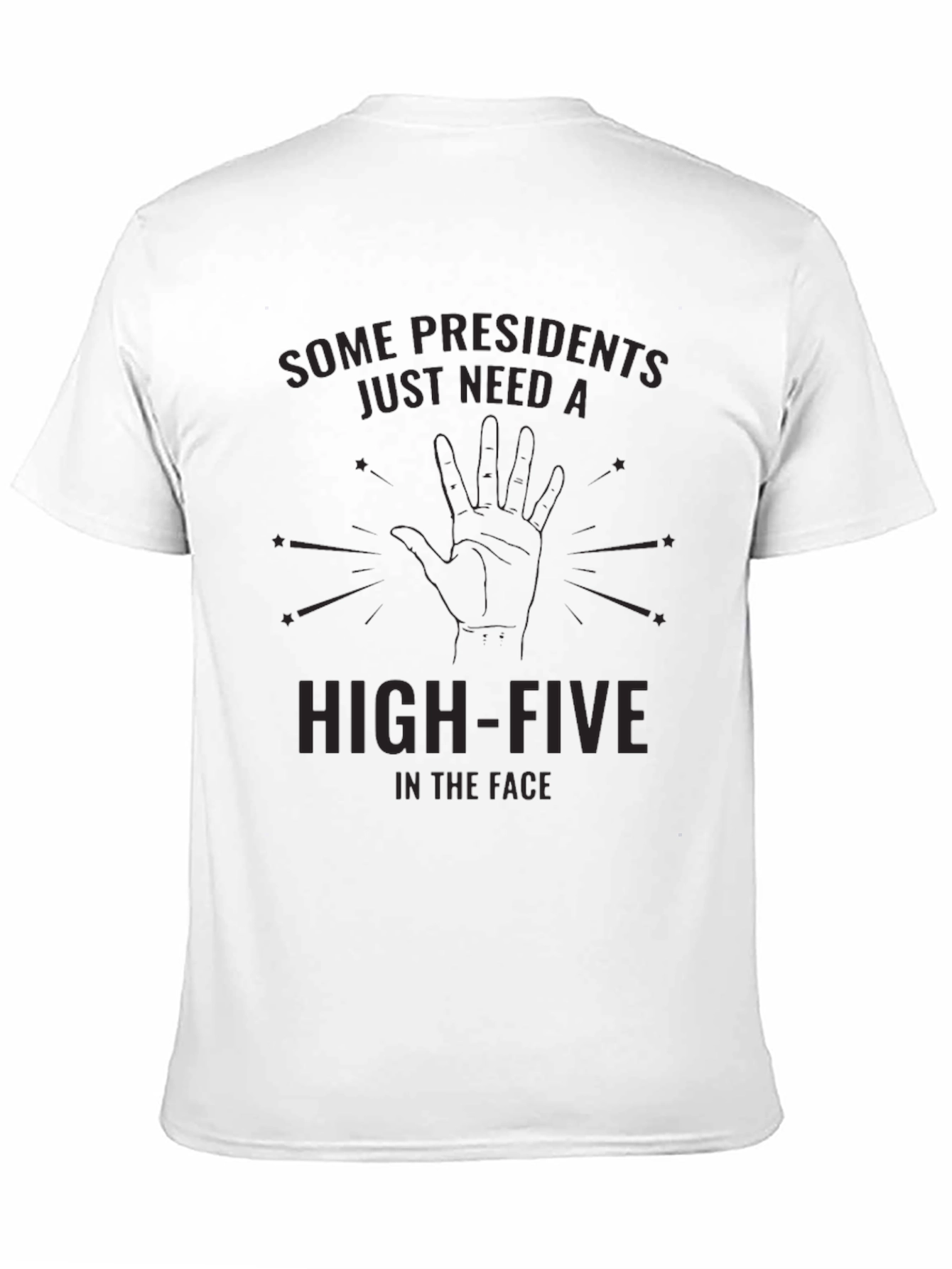 Humorous High-Five Graphic T-Shirt