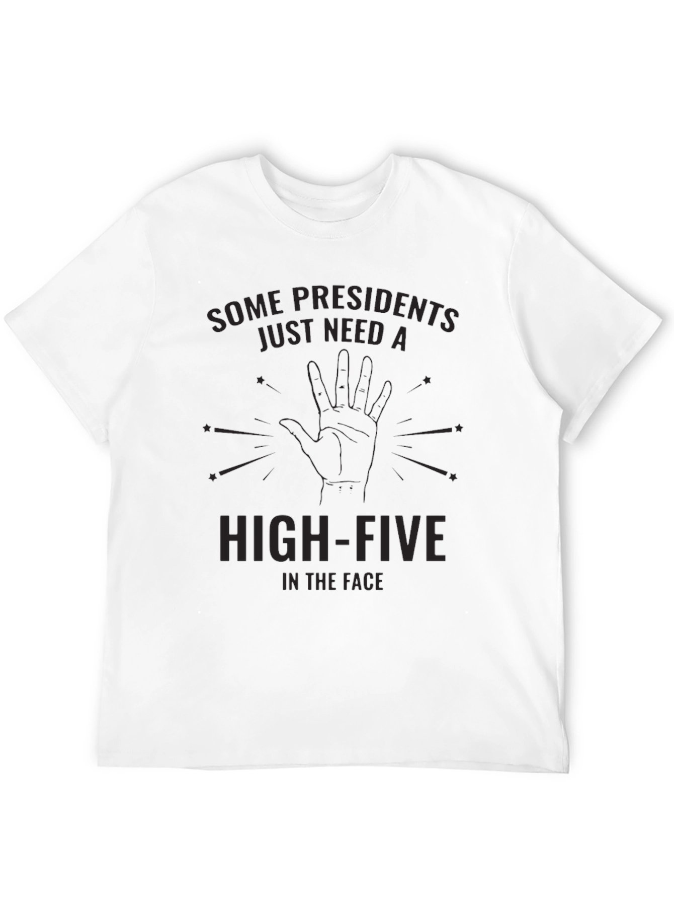 Humorous High-Five Graphic T-Shirt