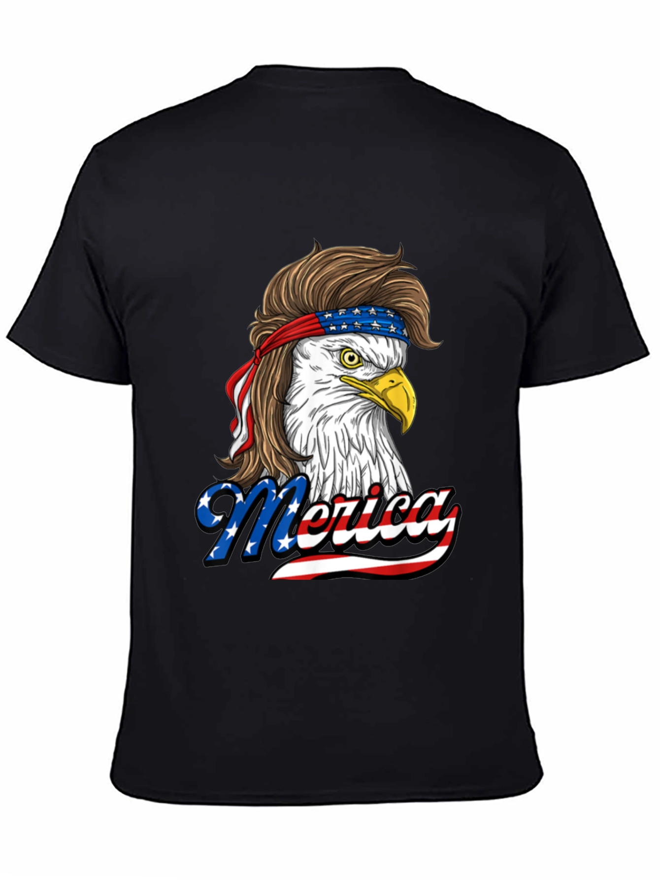 Patriotic Eagle Mullet T-Shirt