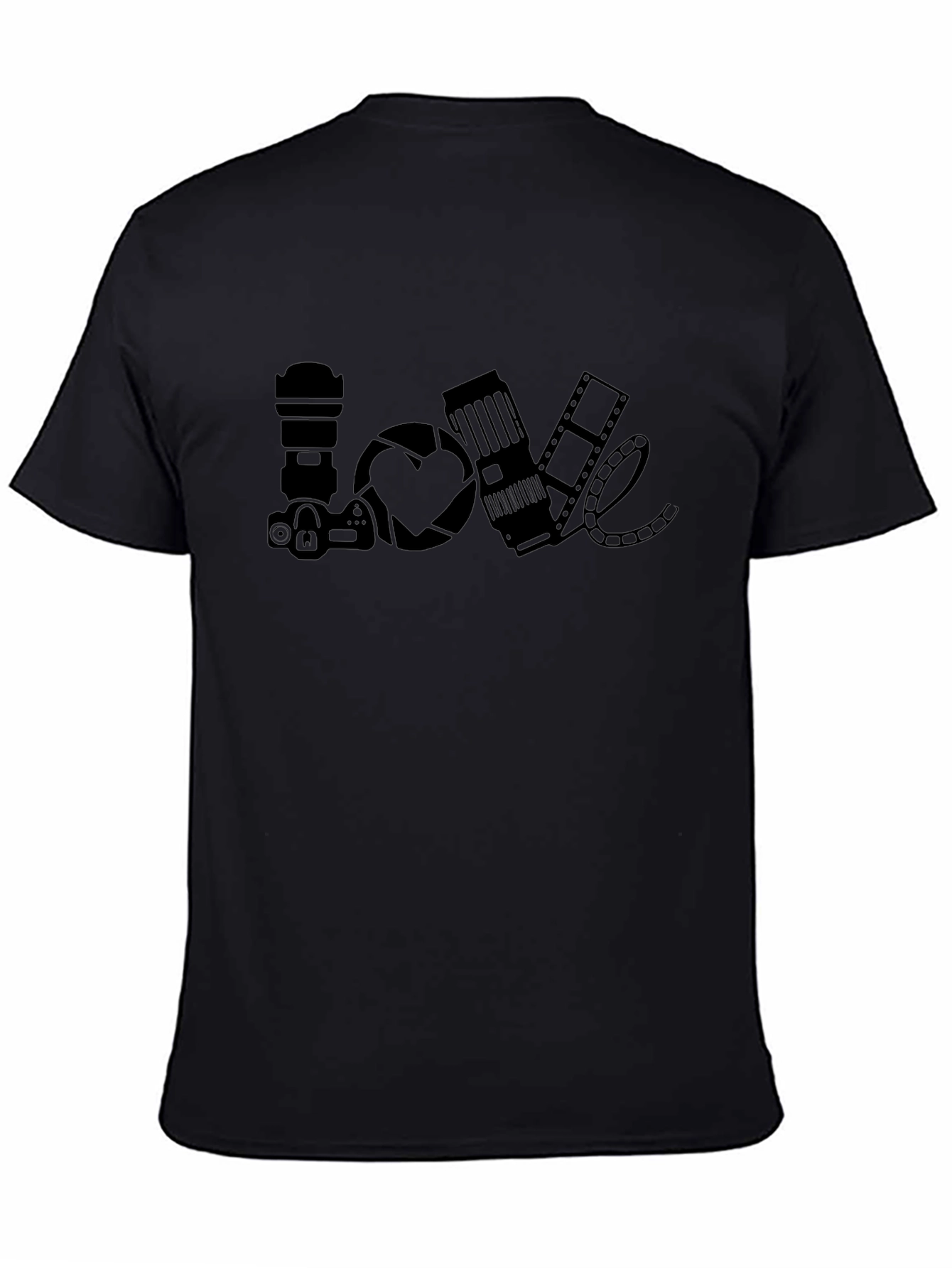 Photographers Love T-Shirt - Camera Heart Design