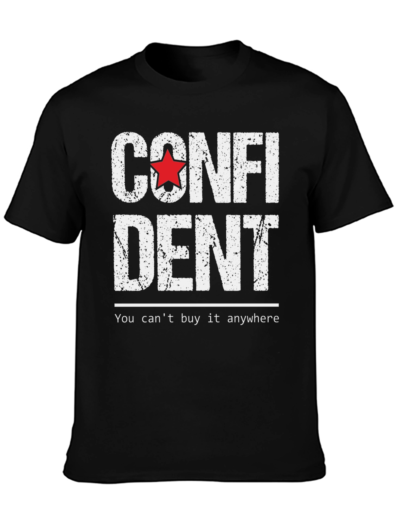 Confident Star Graphic T-Shirt - Unisex Casual Tee