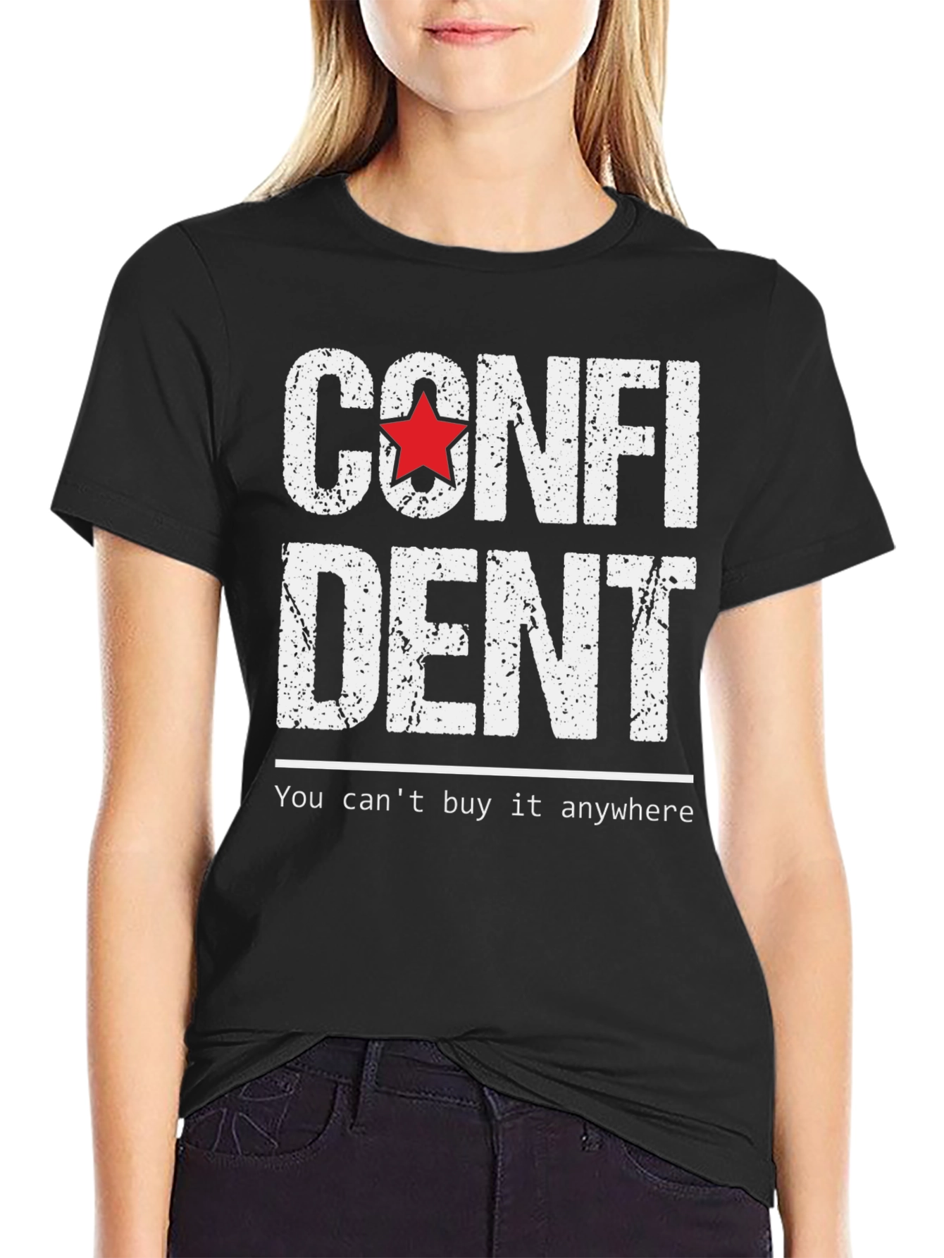 Confident Star Graphic T-Shirt - Unisex Casual Tee