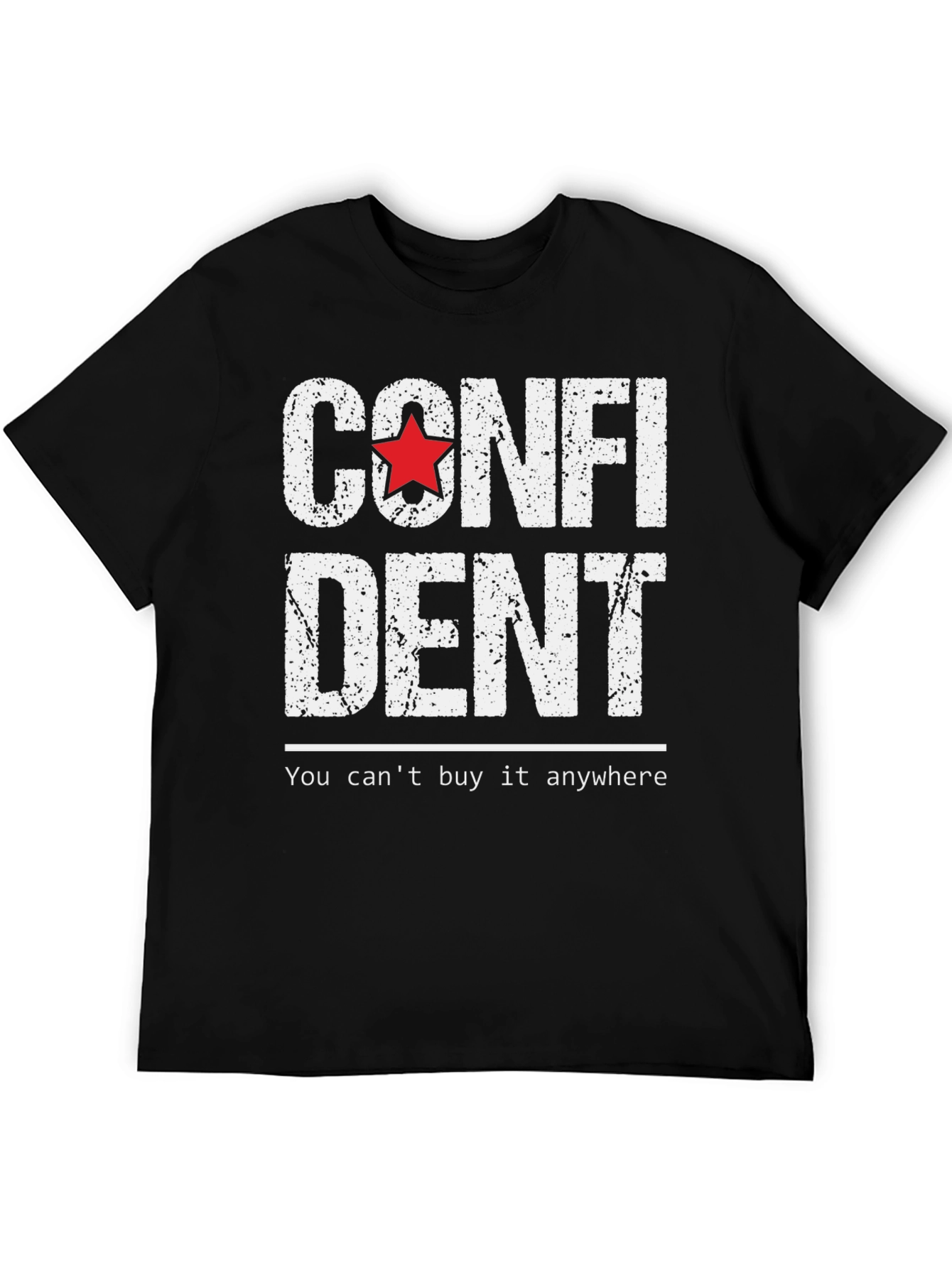 Confident Star Graphic T-Shirt - Unisex Casual Tee