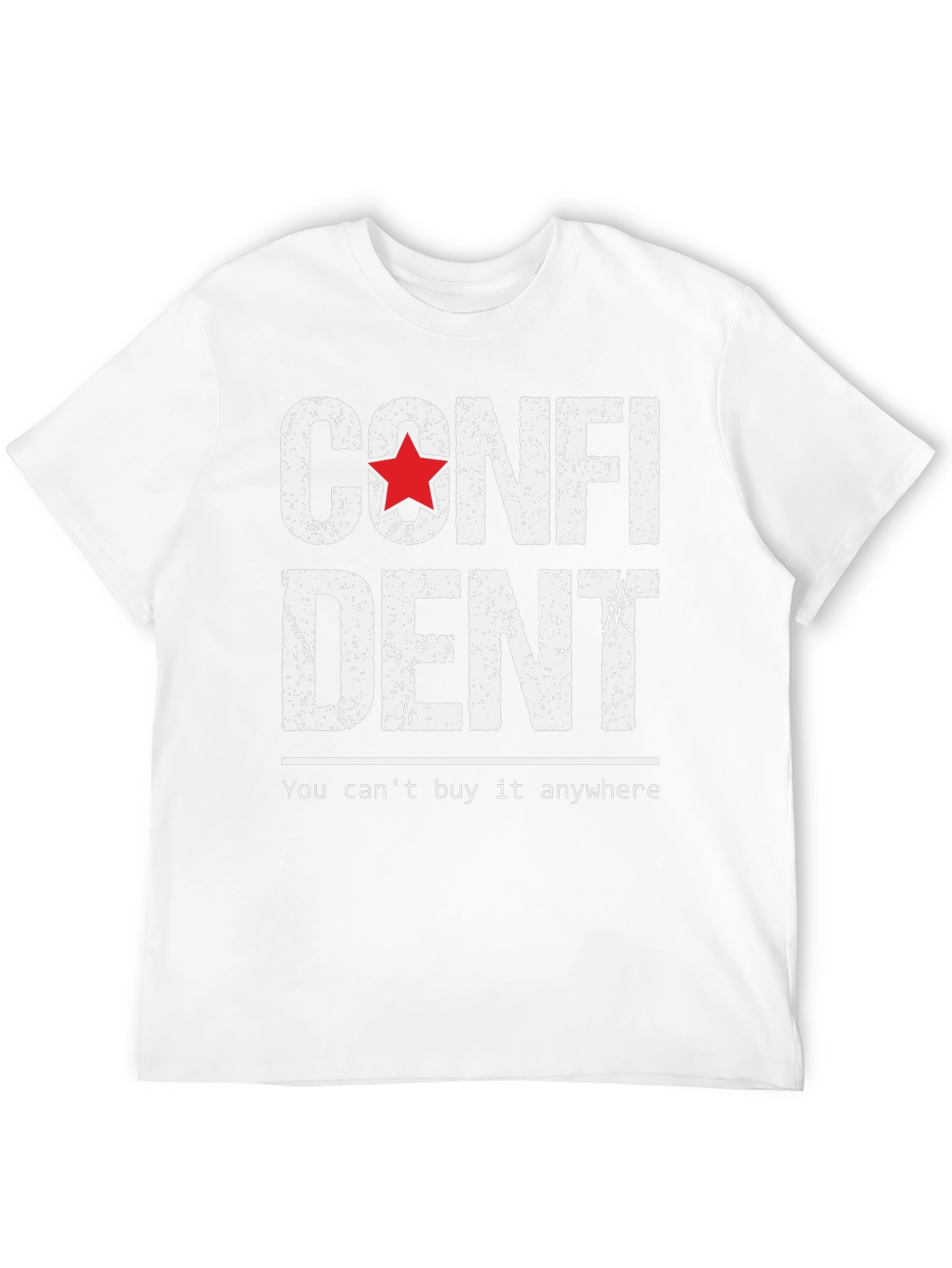 Confident Star Graphic T-Shirt - Unisex Casual Tee