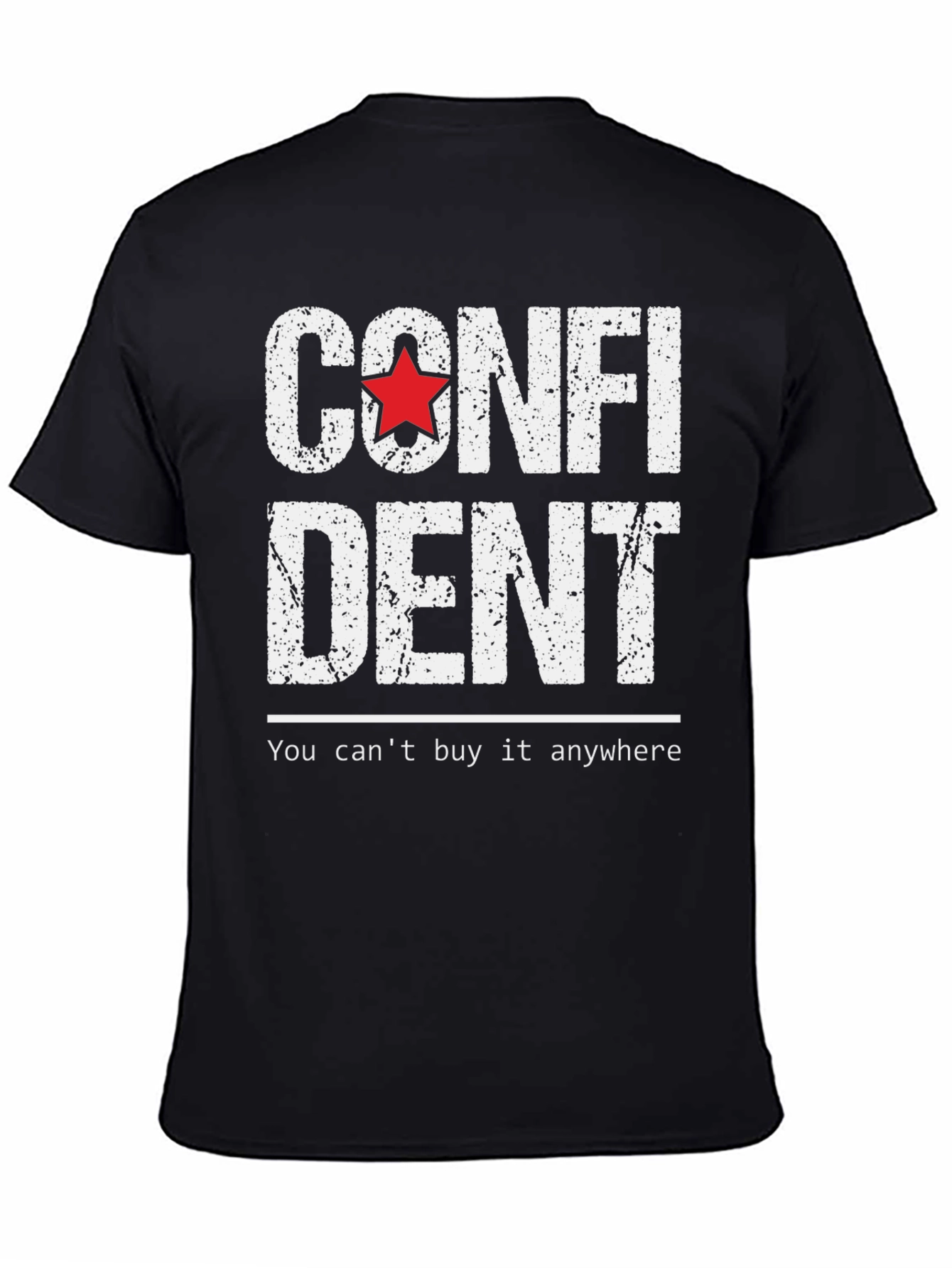 Confident Star Graphic T-Shirt - Unisex Casual Tee