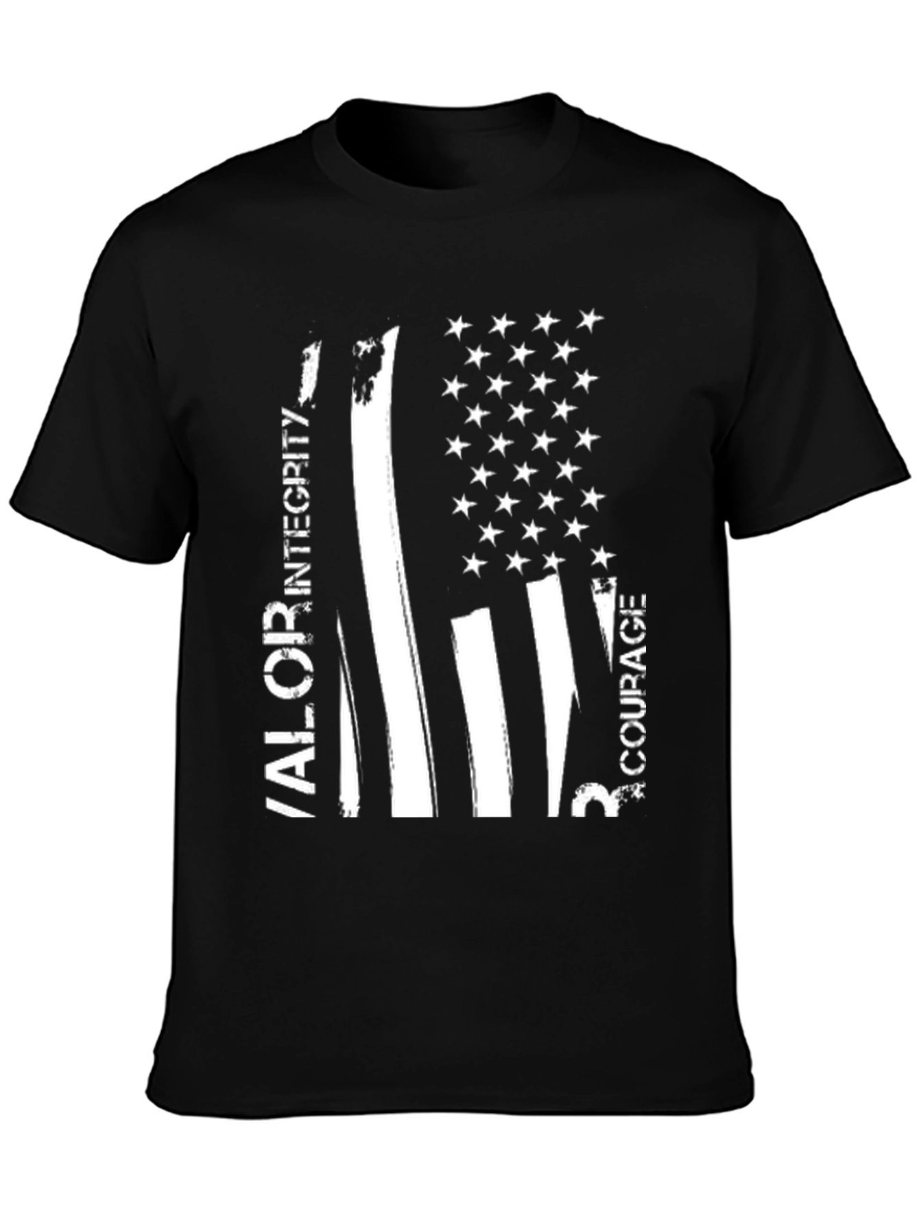 Valor Integrity Courage Black T-Shirt