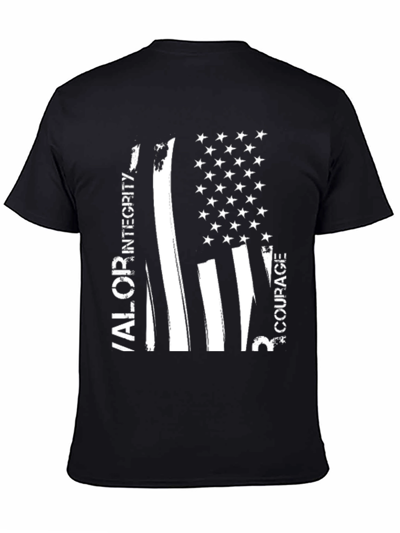 Valor Integrity Courage Black T-Shirt