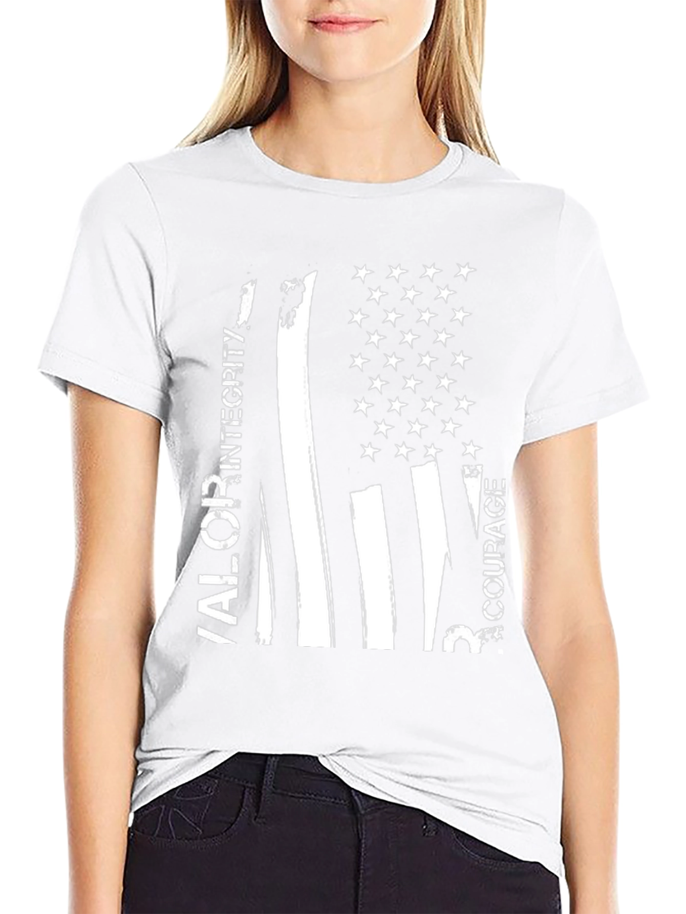 Valor Integrity Courage Black T-Shirt