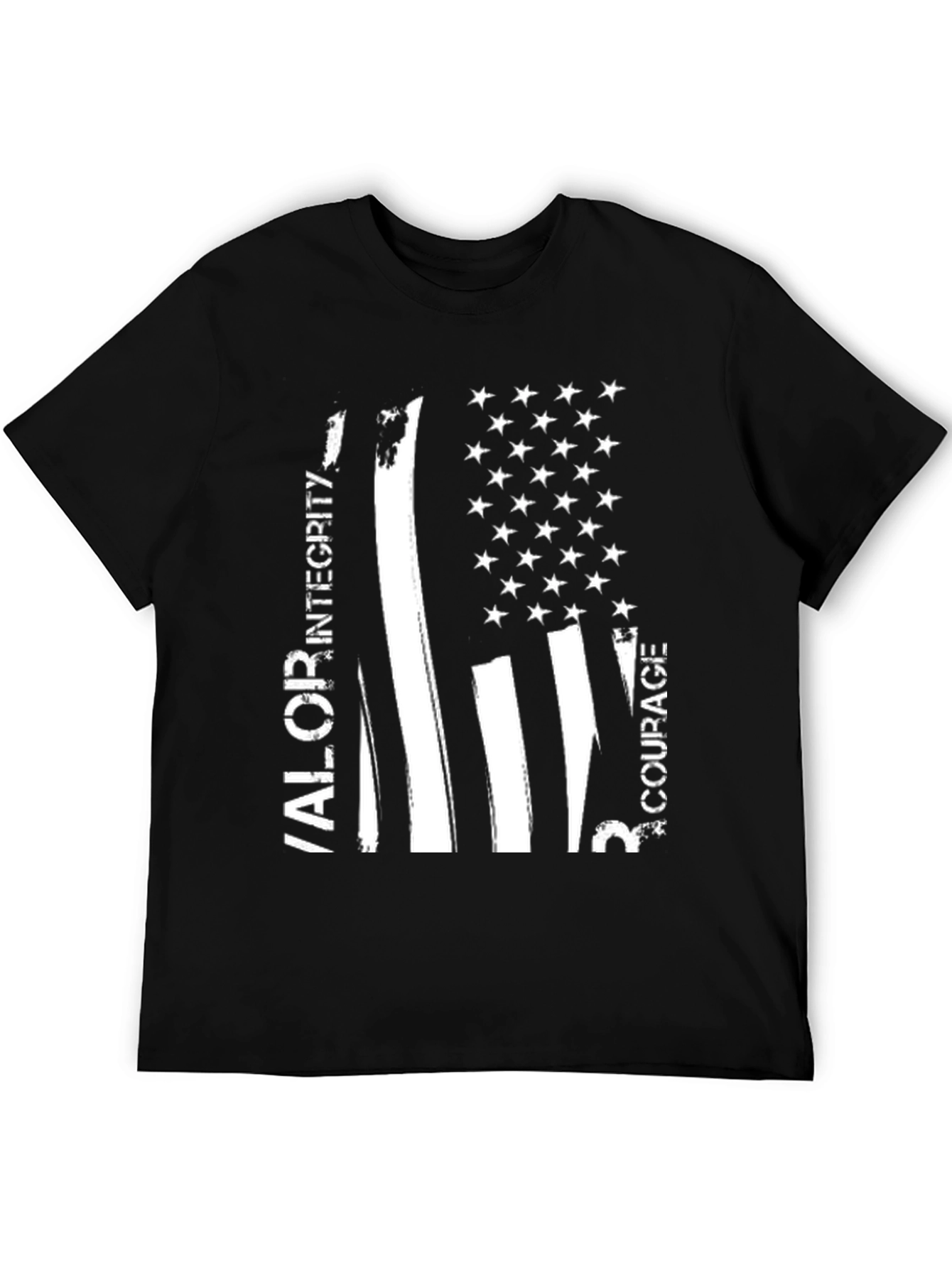 Valor Integrity Courage Black T-Shirt