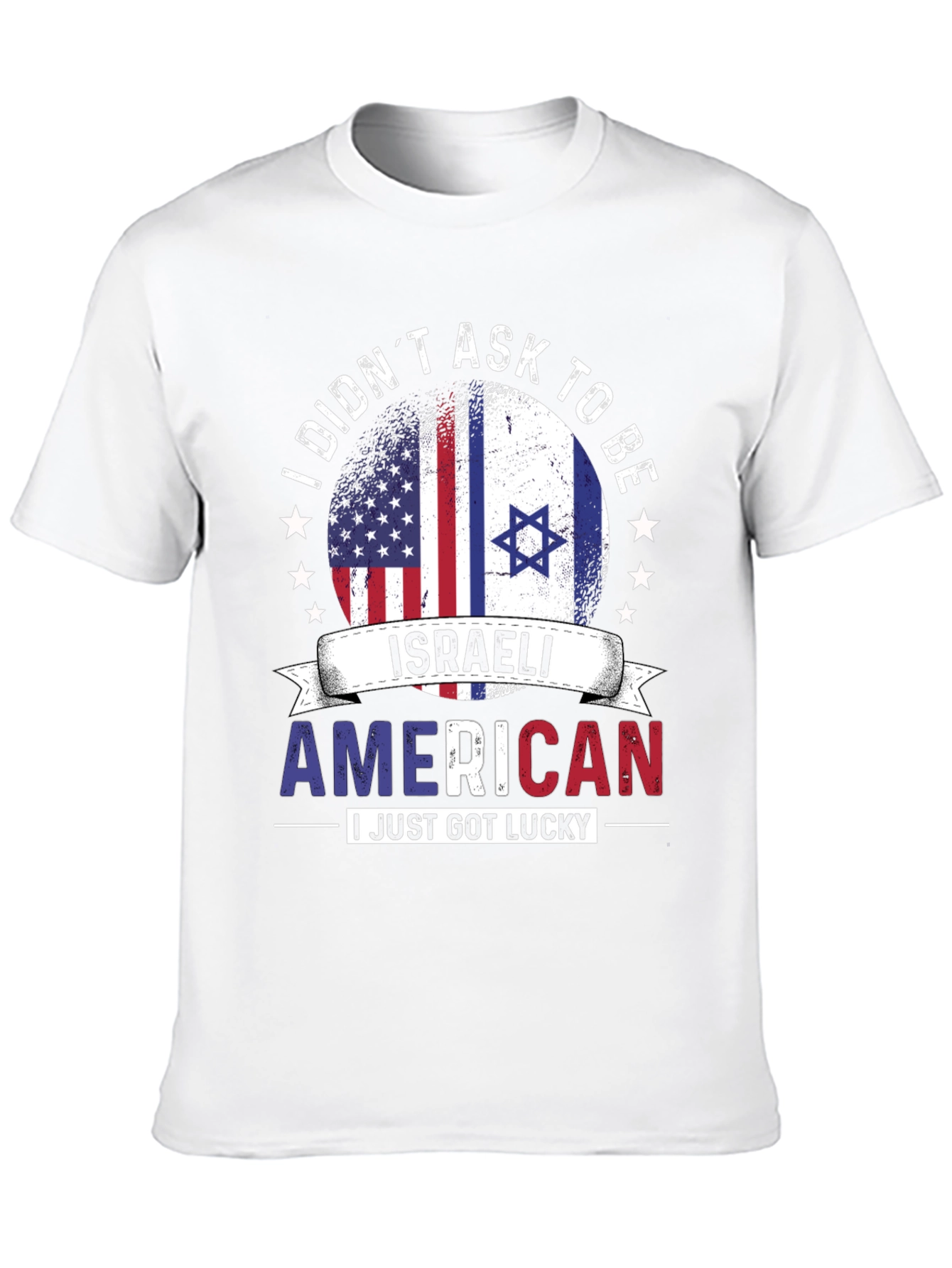 Israeli American Pride T-Shirt - Lucky Dual Citizen Tee