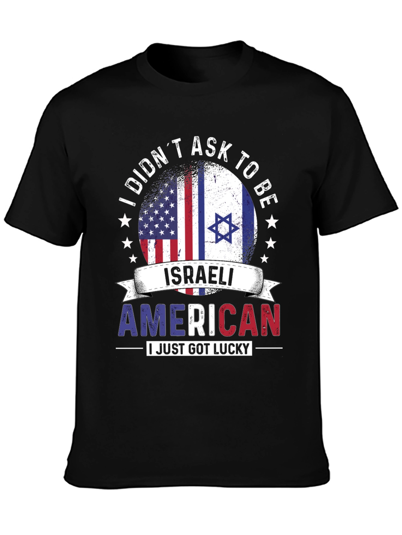 Israeli American Pride T-Shirt - Lucky Dual Citizen Tee