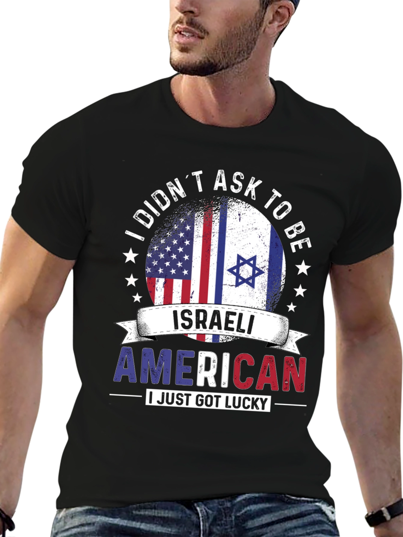 Israeli American Pride T-Shirt - Lucky Dual Citizen Tee