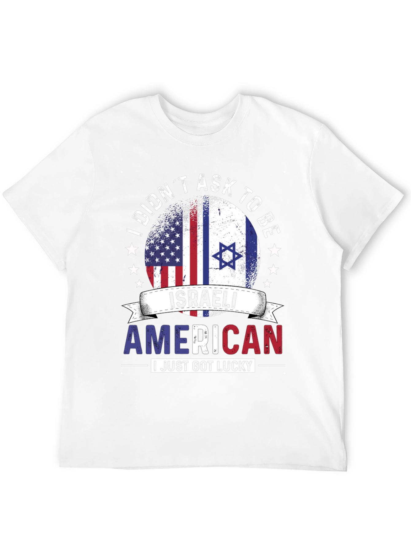 Israeli American Pride T-Shirt - Lucky Dual Citizen Tee