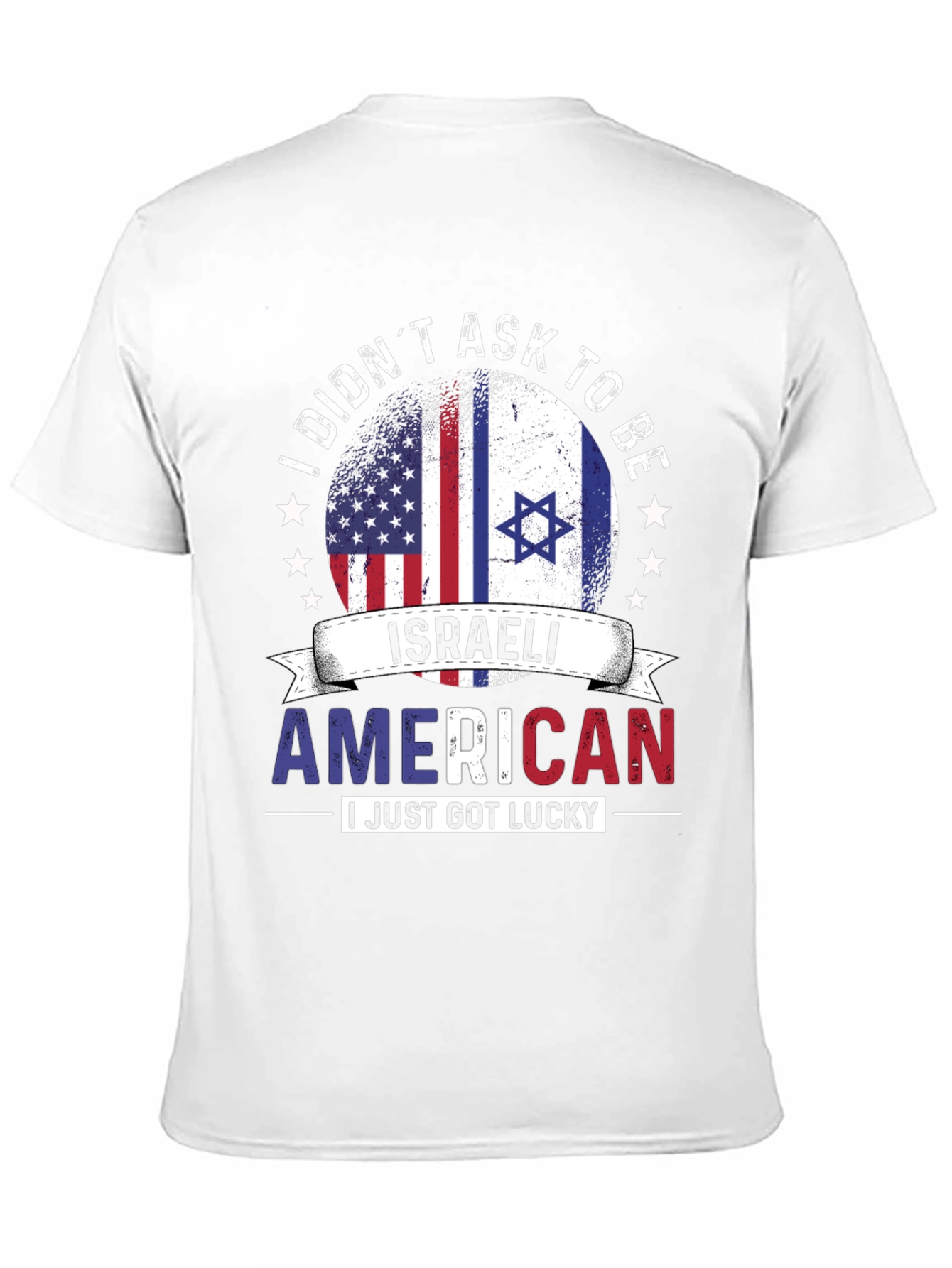 Israeli American Pride T-Shirt - Lucky Dual Citizen Tee