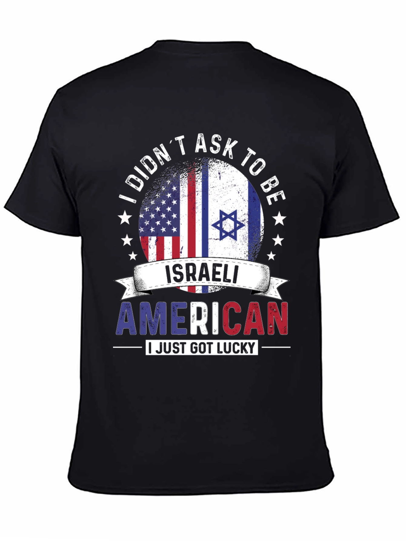 Israeli American Pride T-Shirt - Lucky Dual Citizen Tee