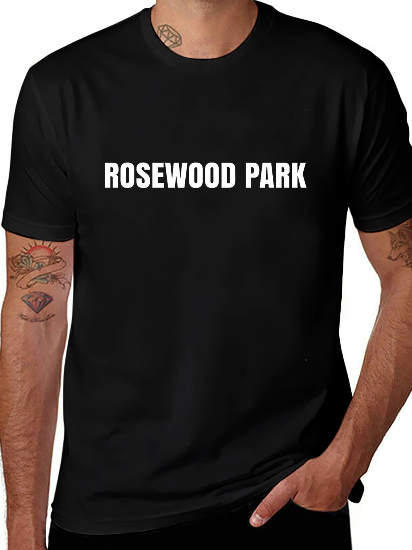 Rosewood Park Black T-Shirt - Classic Style