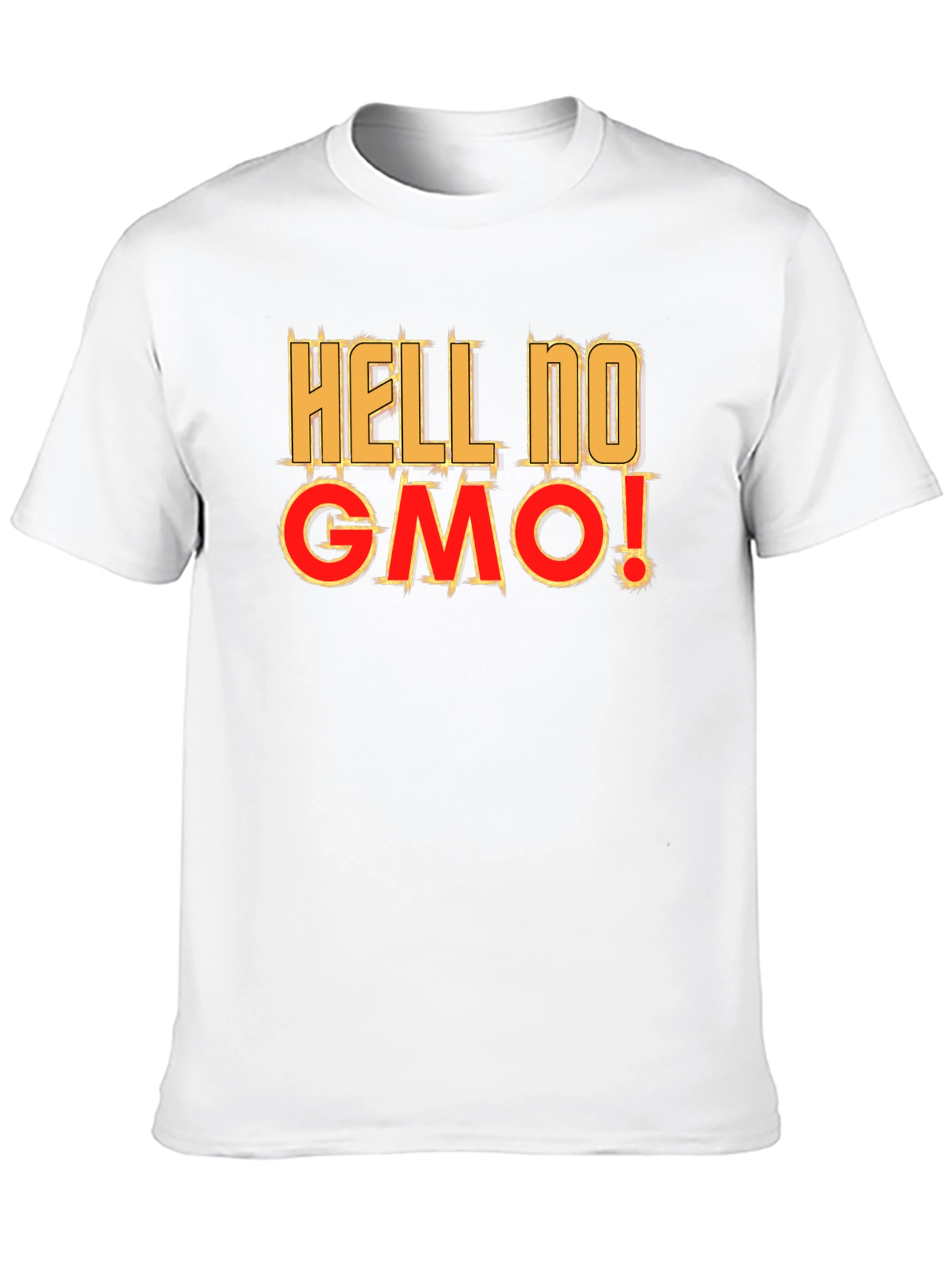 Hell No GMO T-Shirt - Anti-GMO Statement Tee