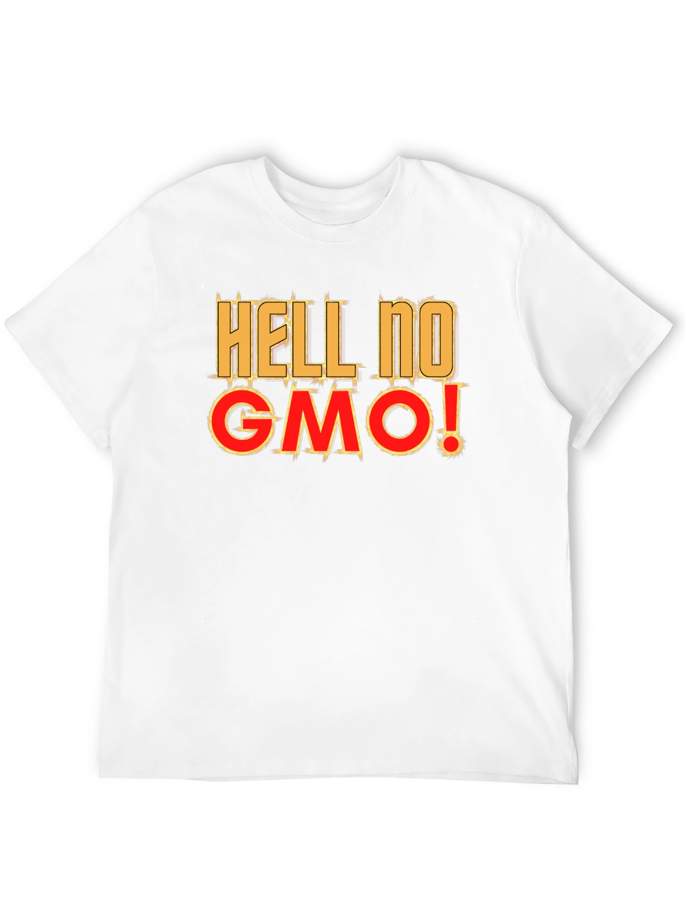 Hell No GMO T-Shirt - Anti-GMO Statement Tee