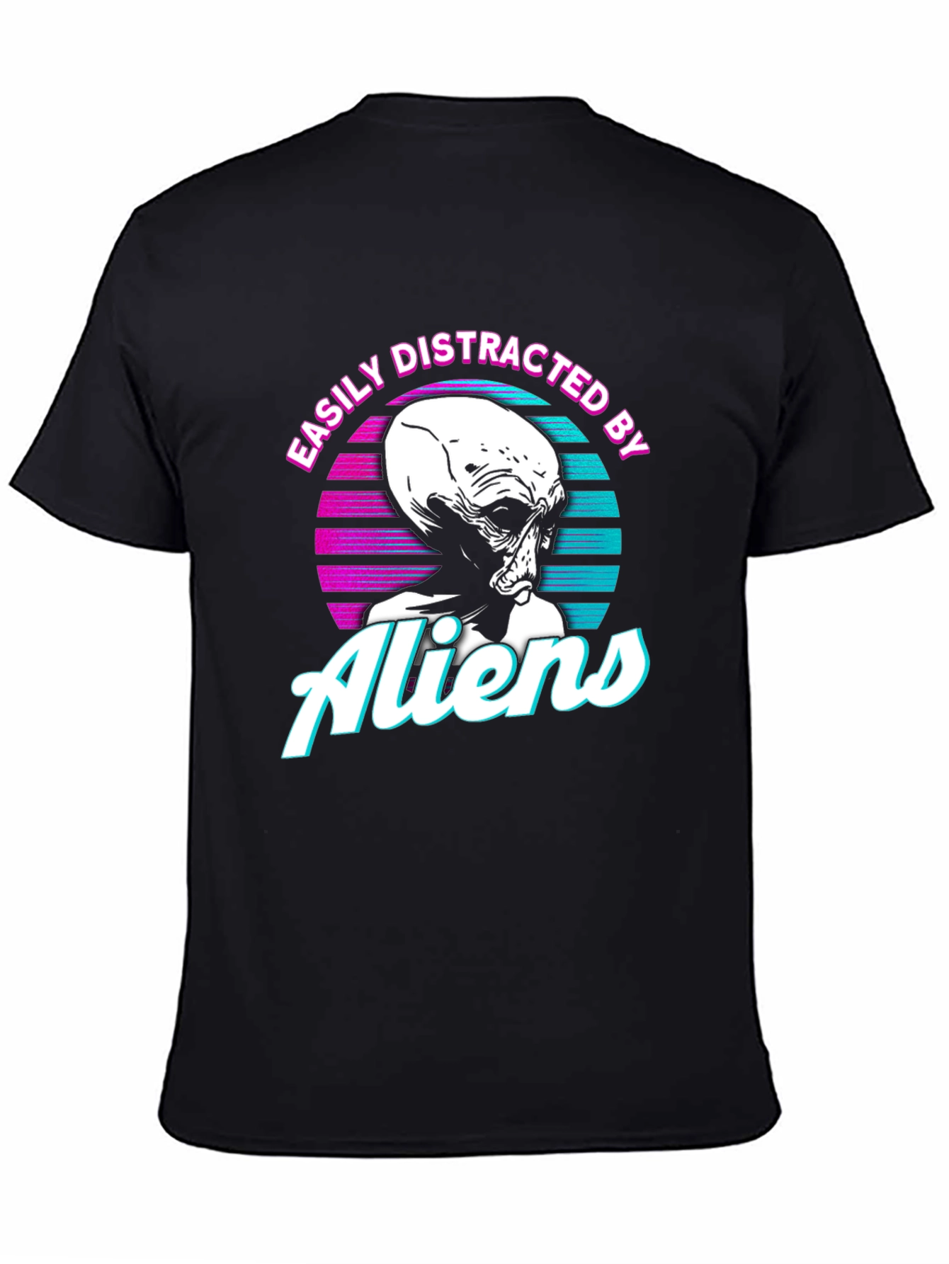 Easily Distracted By Aliens Graphic T-Shirt