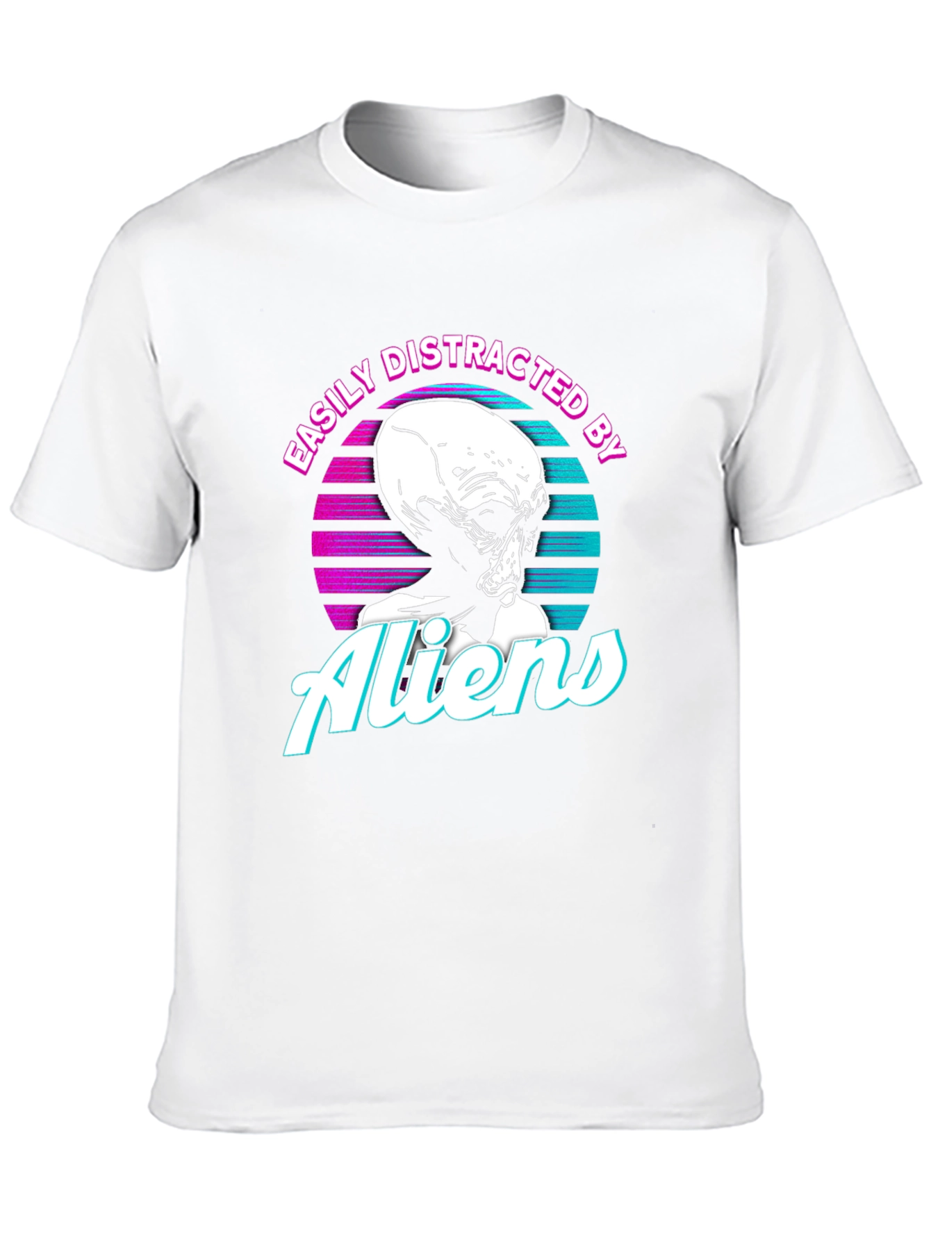 Easily Distracted By Aliens Graphic T-Shirt