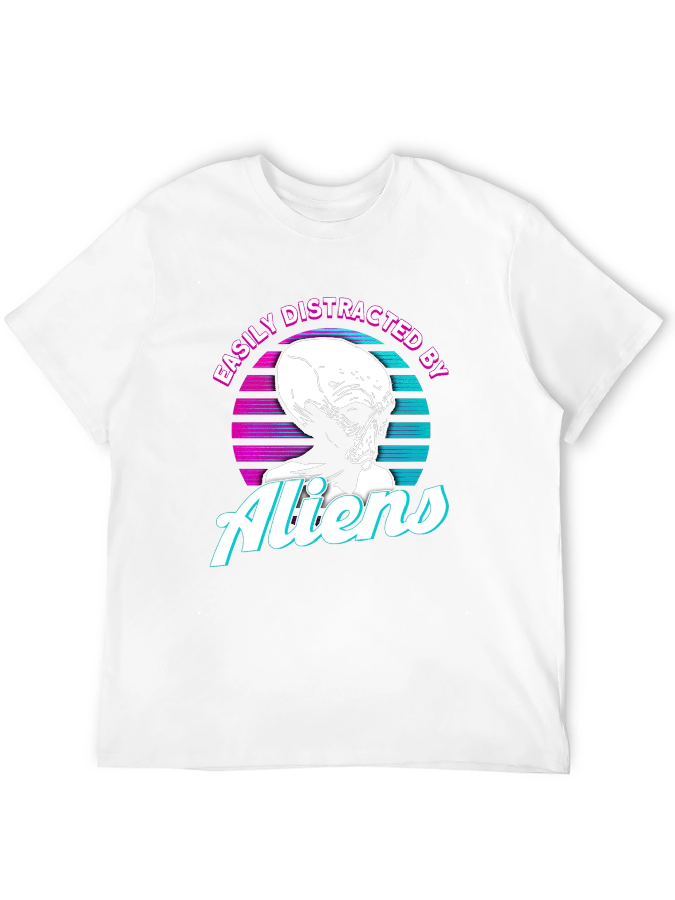 Easily Distracted By Aliens Graphic T-Shirt