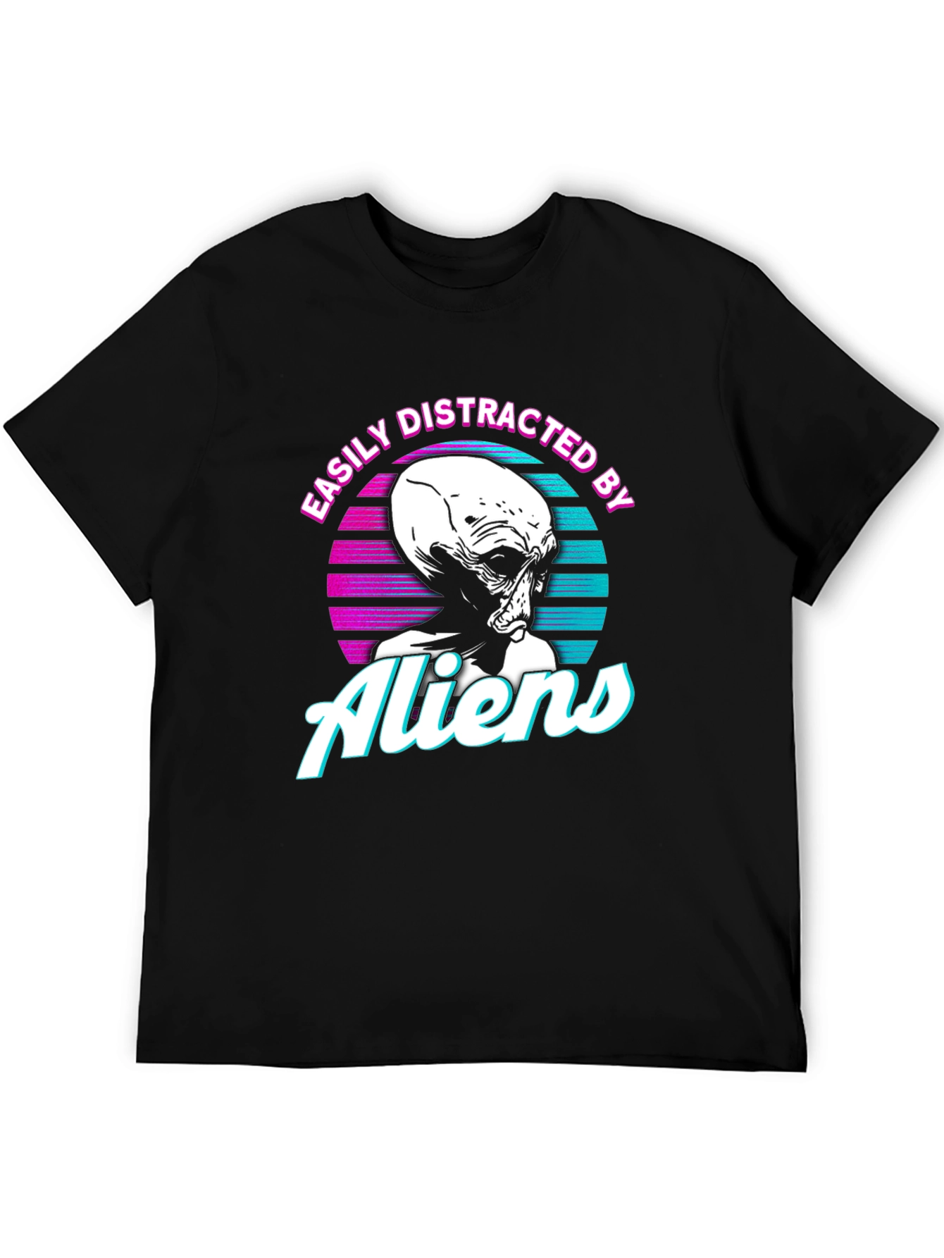 Easily Distracted By Aliens Graphic T-Shirt