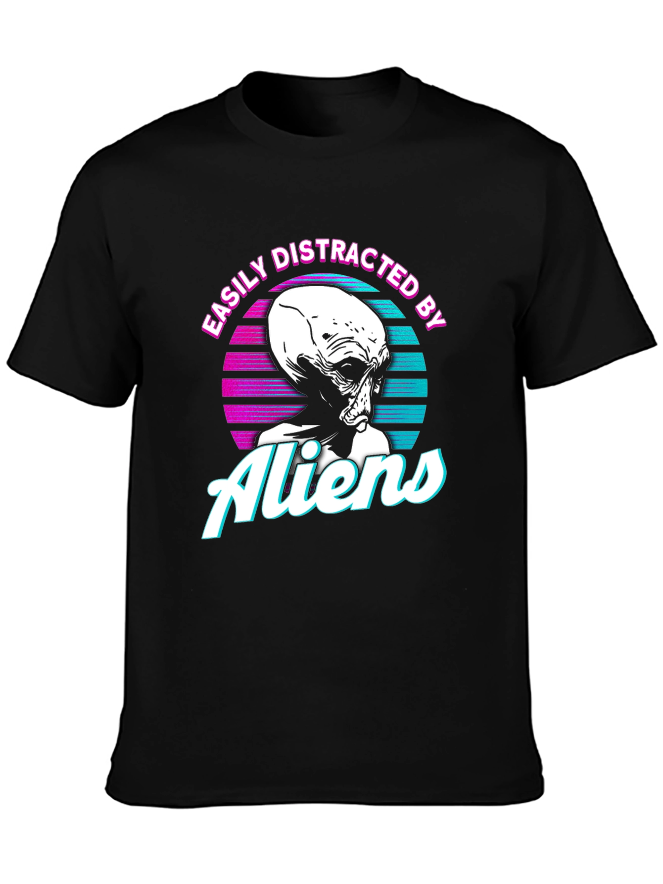 Easily Distracted By Aliens Graphic T-Shirt