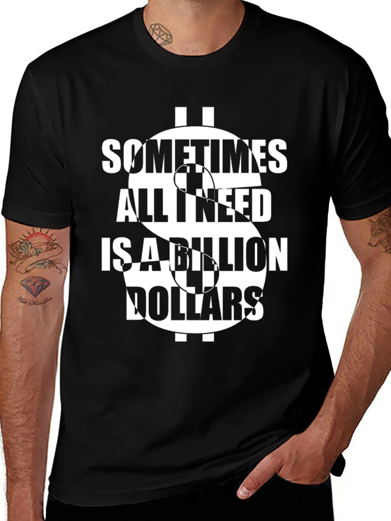 Billion Dollars T-Shirt Funny Graphic Tee