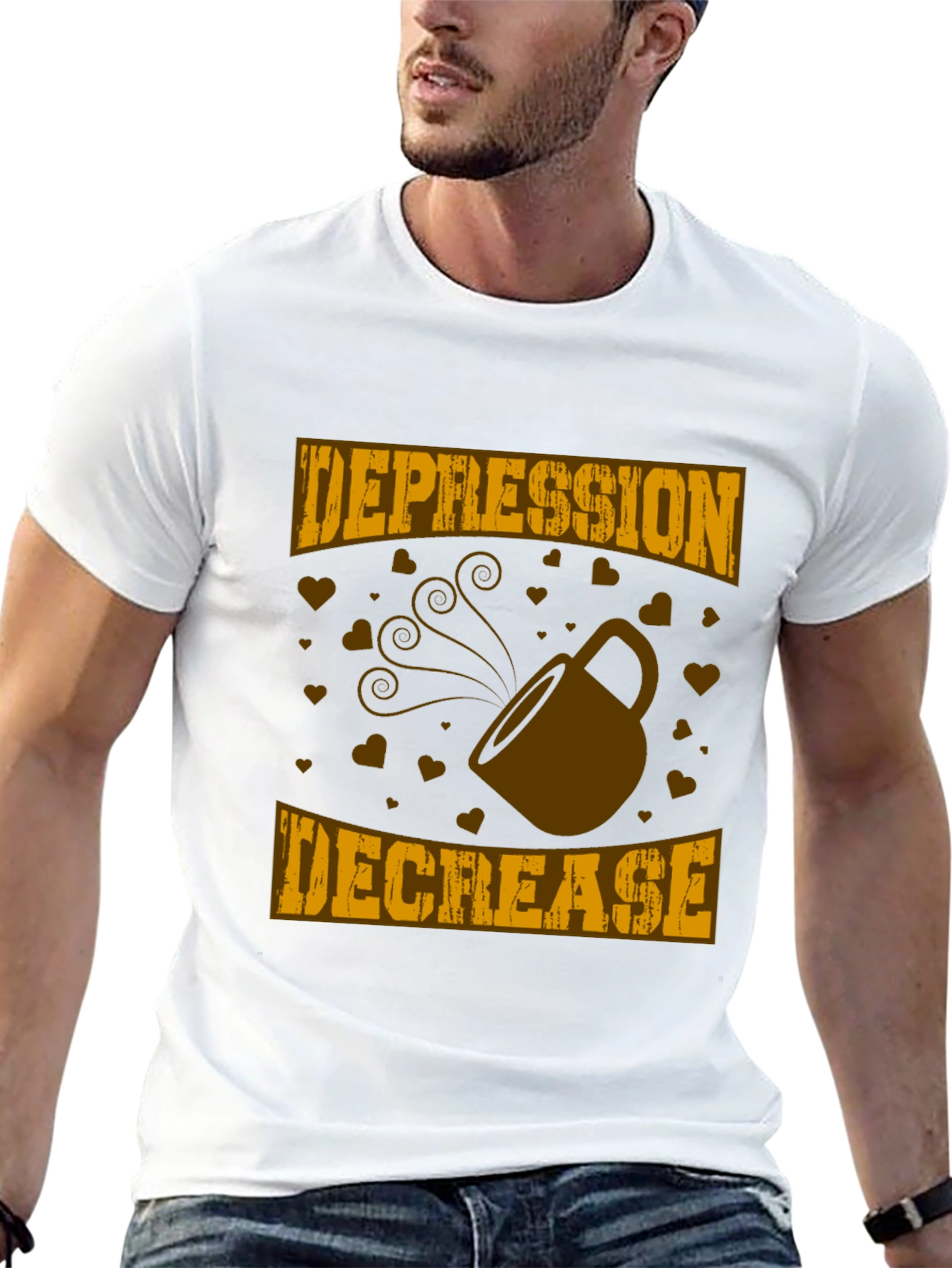 Depression Decrease Coffee T-Shirt