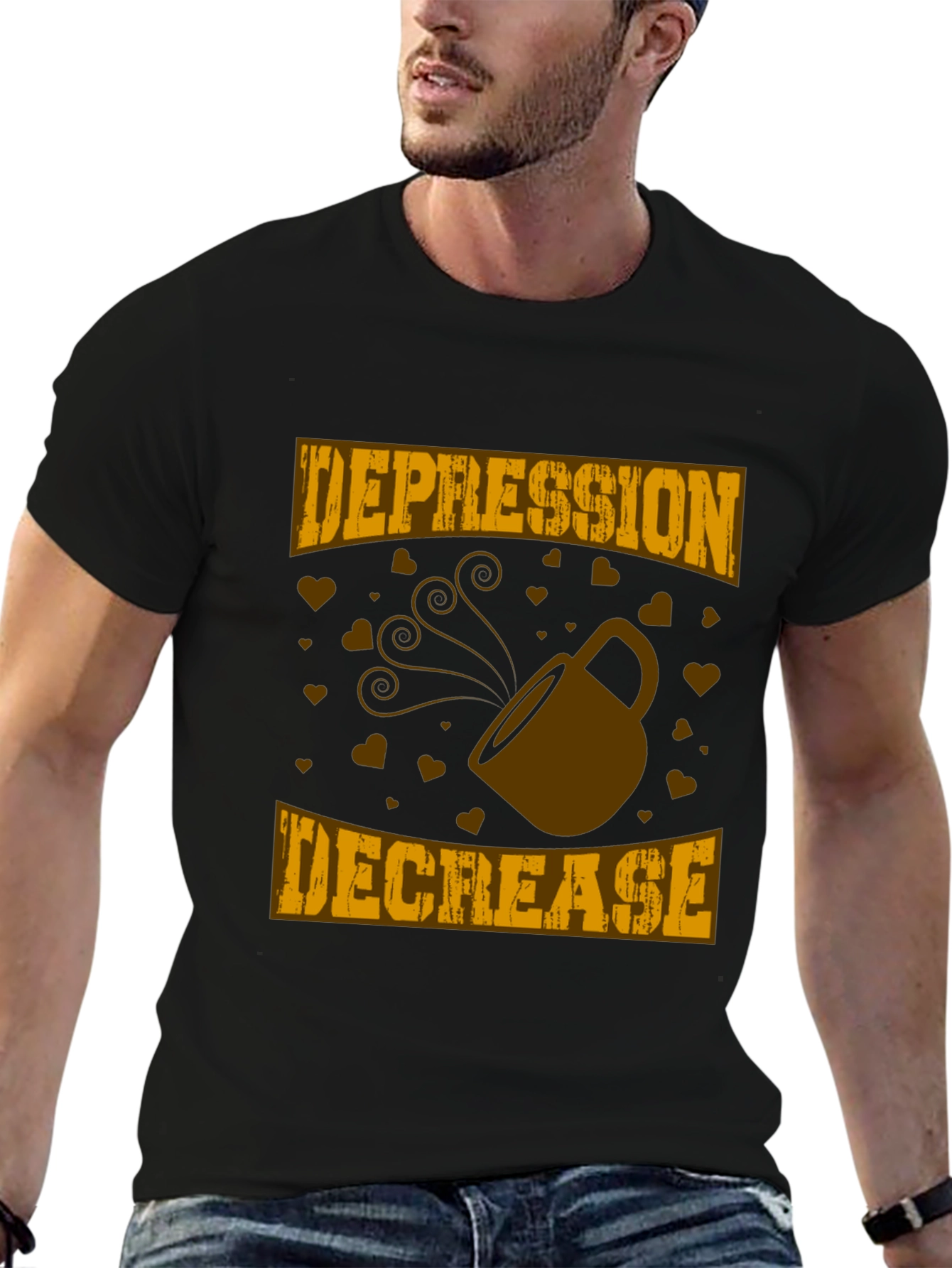 Depression Decrease Coffee T-Shirt