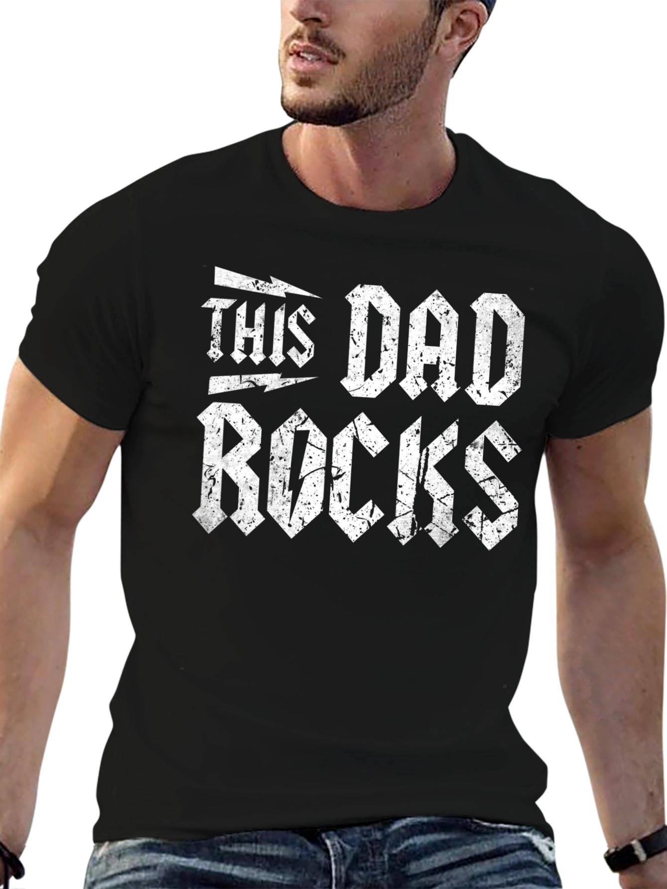 This Dad Rocks T-Shirt - Fathers Day Gift