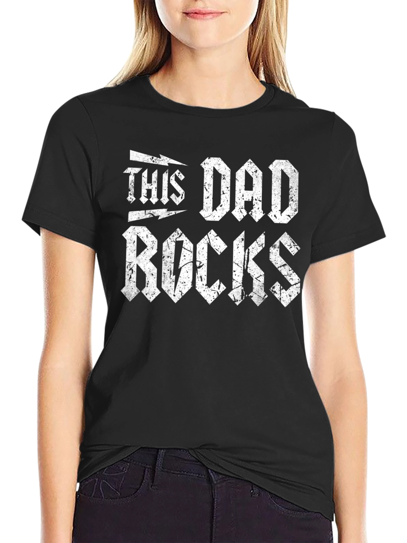 This Dad Rocks T-Shirt - Fathers Day Gift